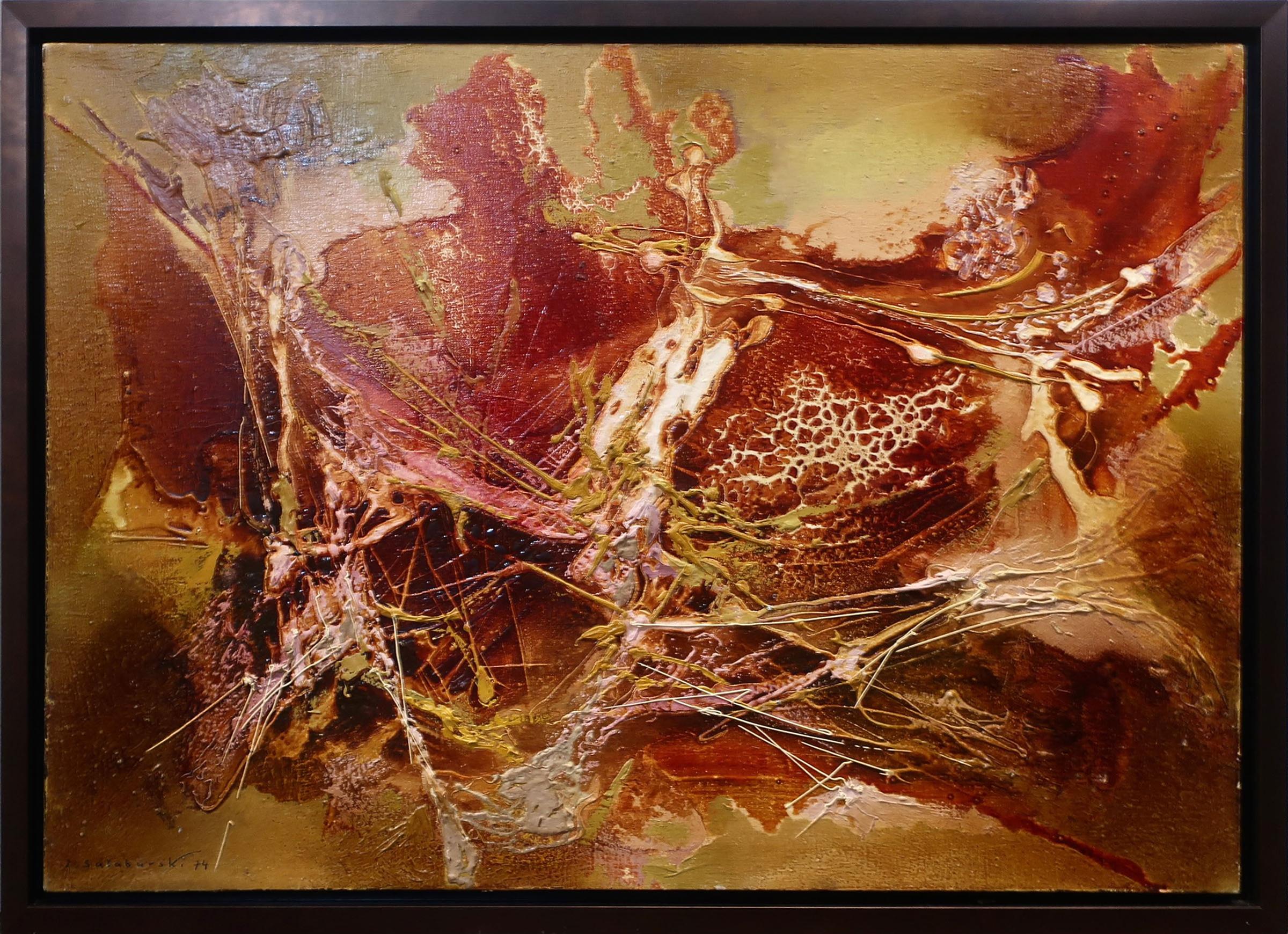 Zdzislaw Salaburski (1922-2006) - The Universe Explodes, 1974