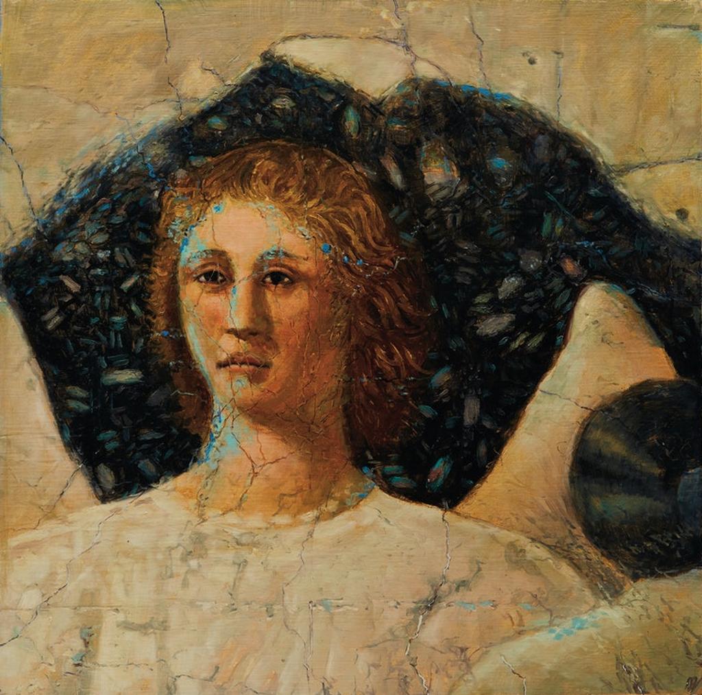 David Charles Bierk (1944-2002) - To Della Francesco, detail from the frescoes of San Francisco di Arezzo