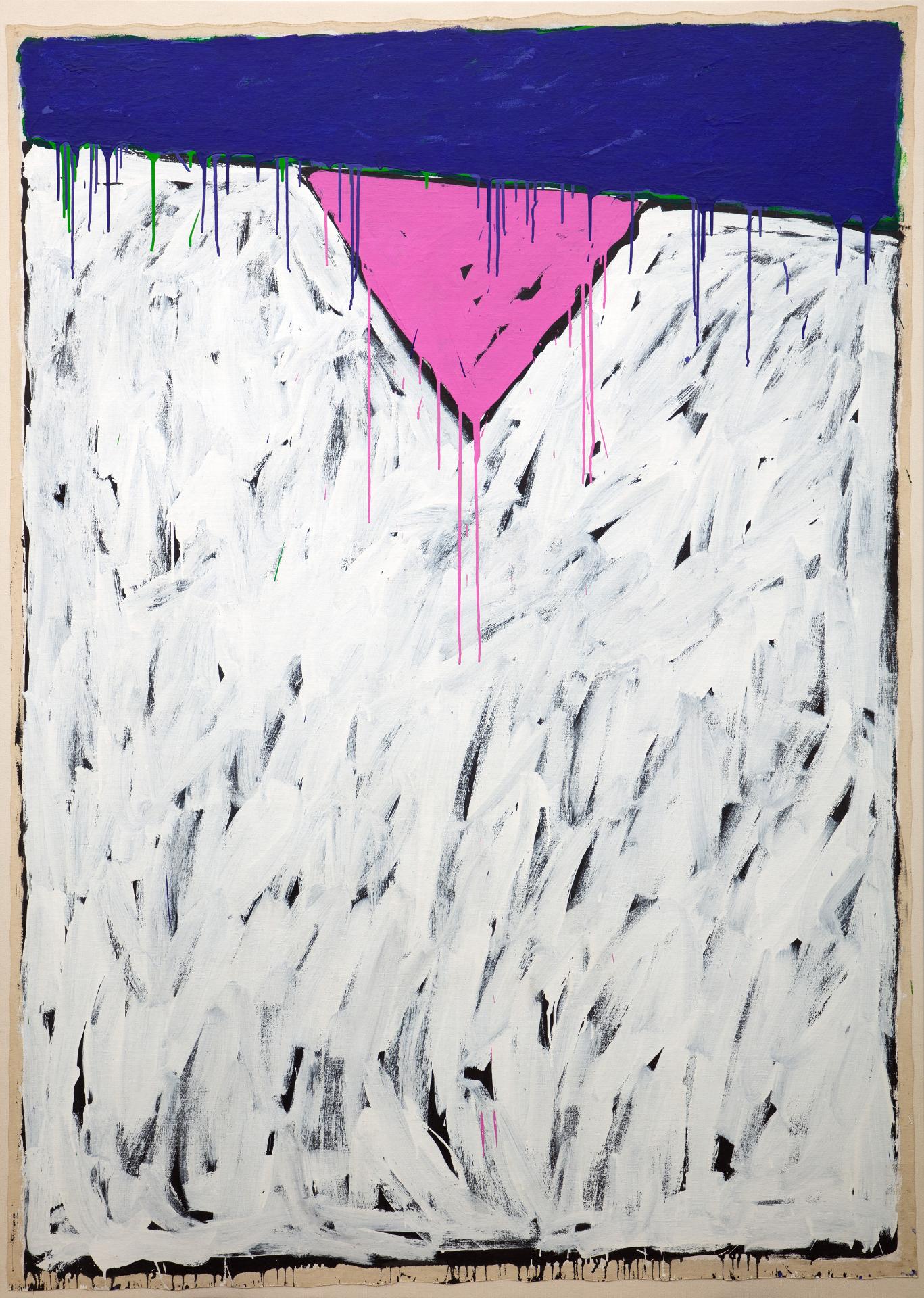 Serge Lemoyne (1941-1998) - Petit triangle rose, 1982