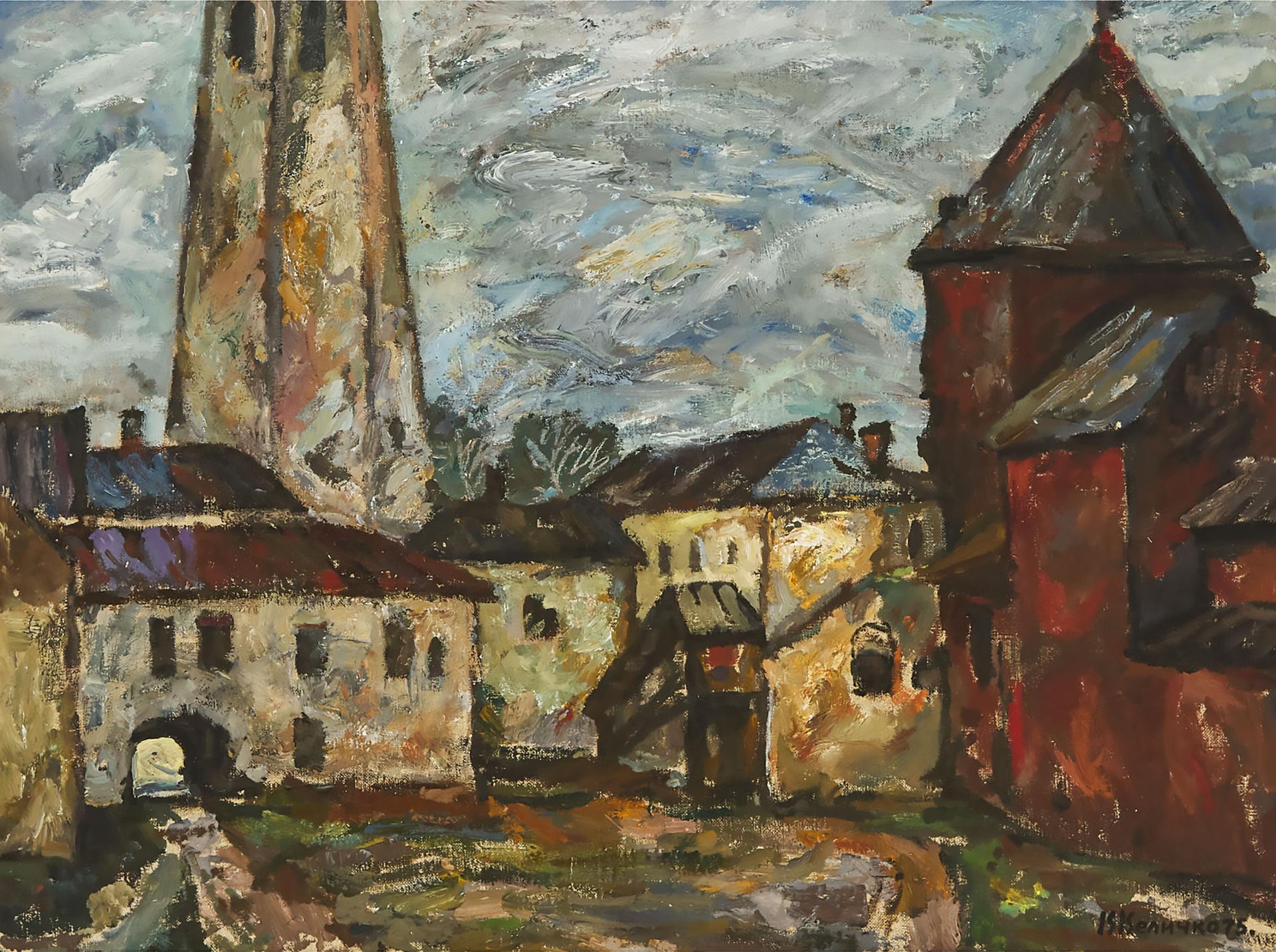 Vladimir Nikolaevich Velichko - Chapel In Novgorod, 1975