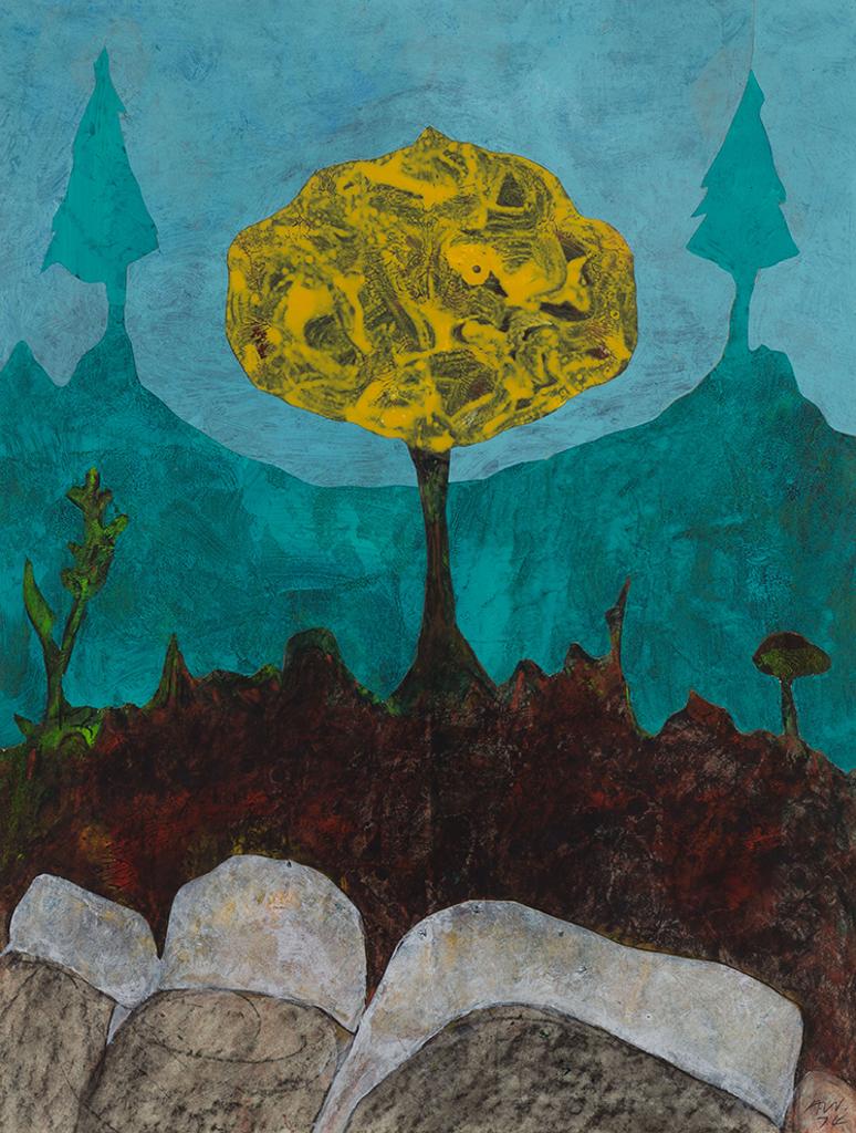 Alan Wood (1935-2017) - Yellow Bush