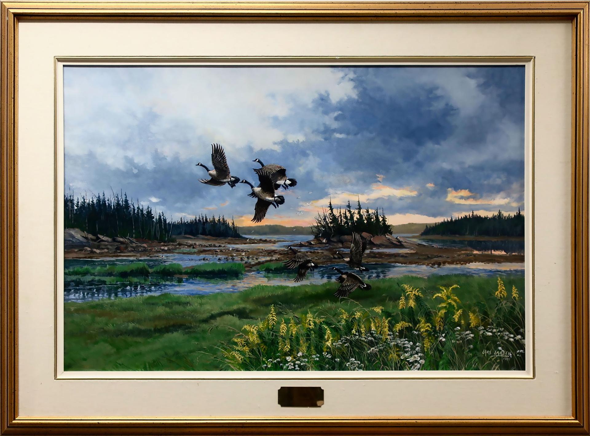 Lars Larsen (1938-2003) - Fox Island's Geese