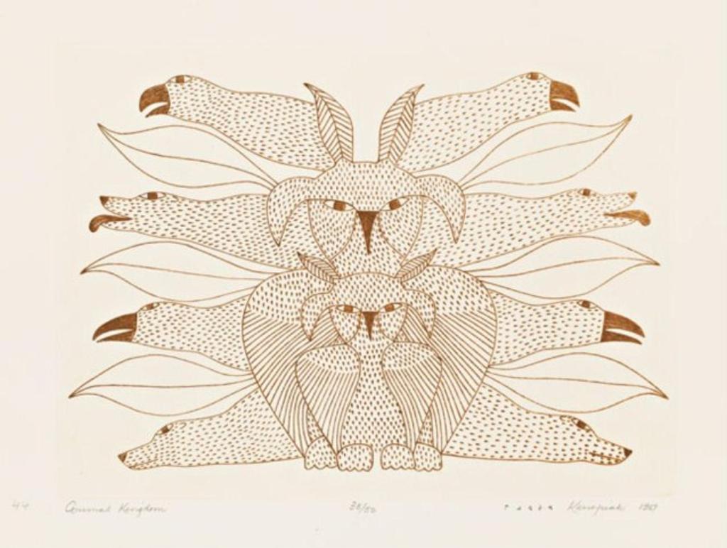 Kenojuak Ashevak (1927-2013) - Untitled