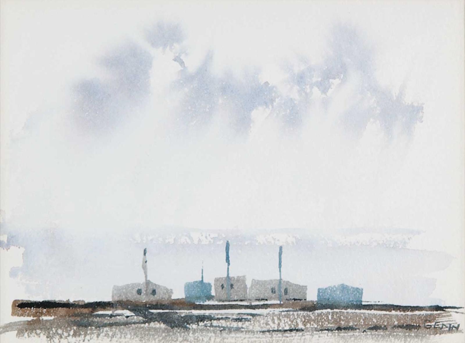 Robert Douglas Genn (1936-2014) - Untitled - Indian Village