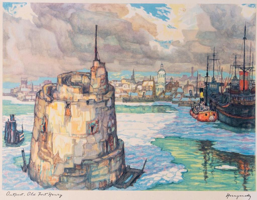Nicholas Hornyansky (1896-1965) - Outpost Old Fort Henry