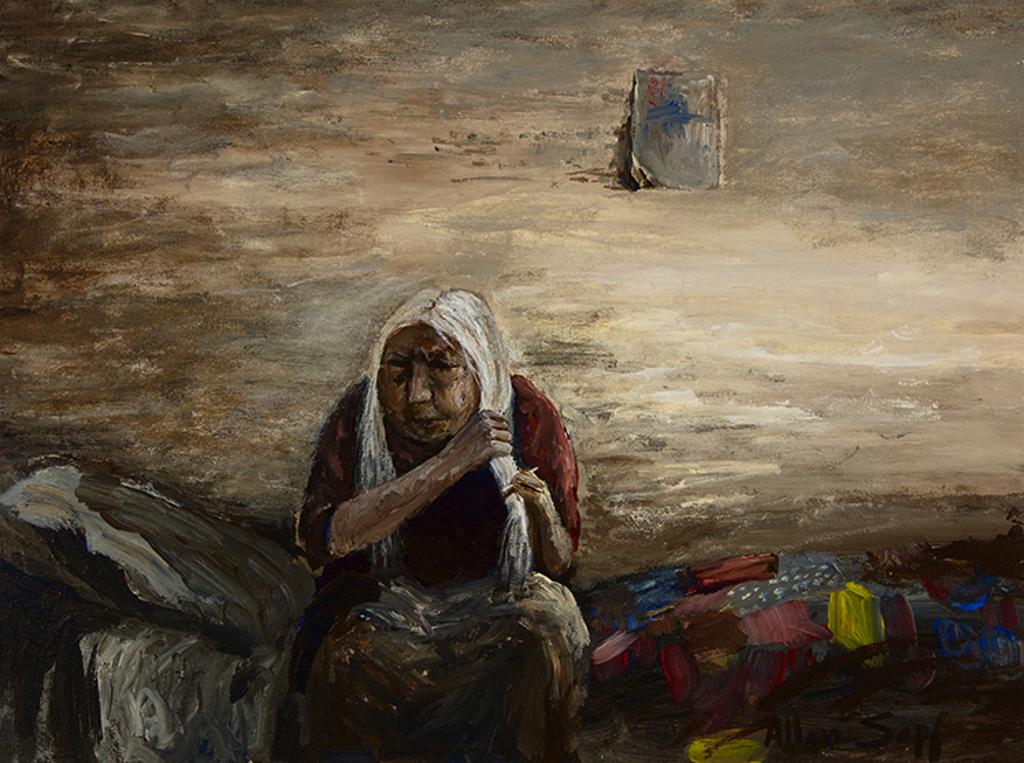 Allen Fredrick Sapp (1929-2015) - Grandmother Combing Hair
