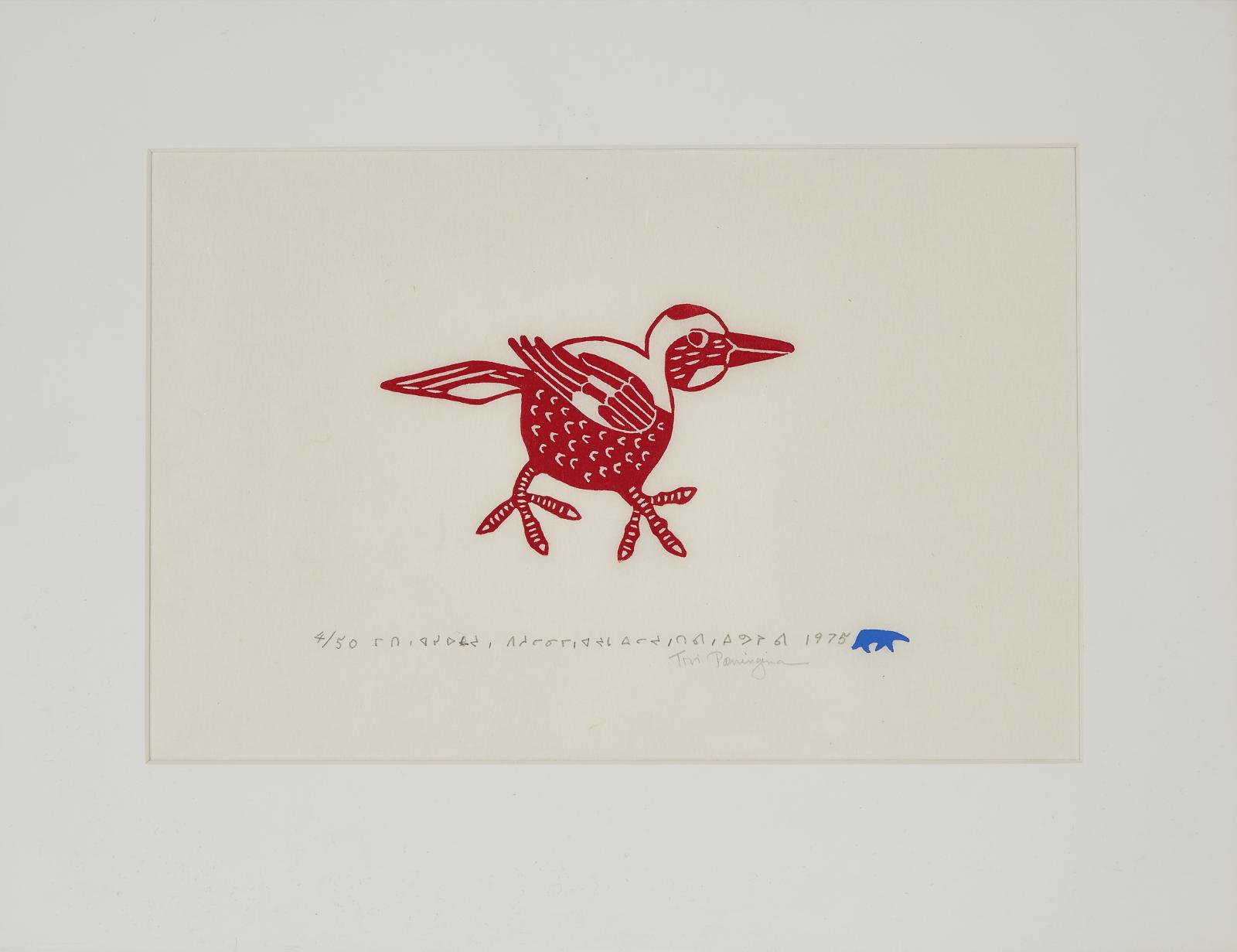 Tivi Paningajak (1917-1991) - Bird With Splayed Feet