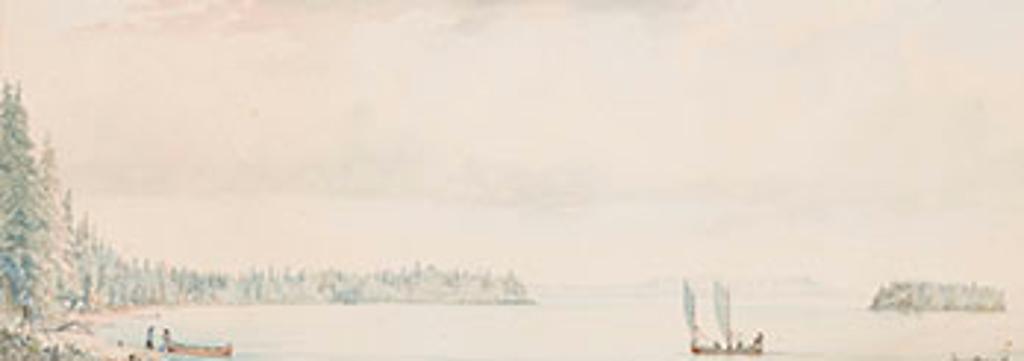 William Armstrong (1822-1914) - Near Thunder Cape, with a View of Pie Island, Lake Superior, Port Arthur District