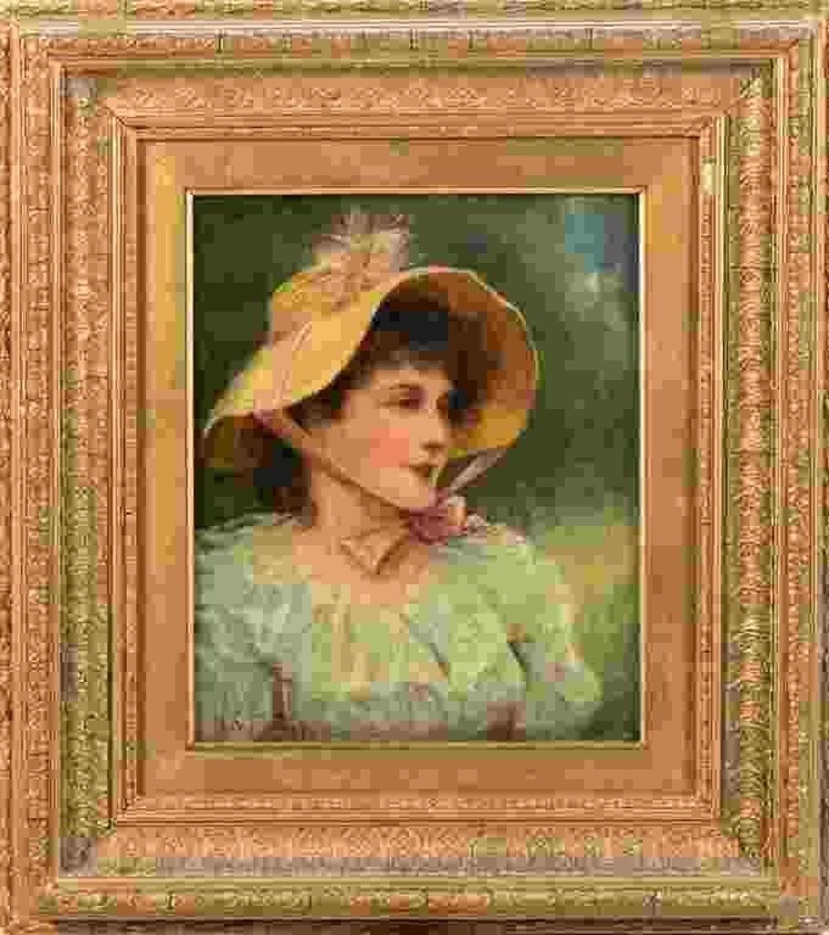 Herbert Sidney Percy (1863-1932) - Portrait of a young lady