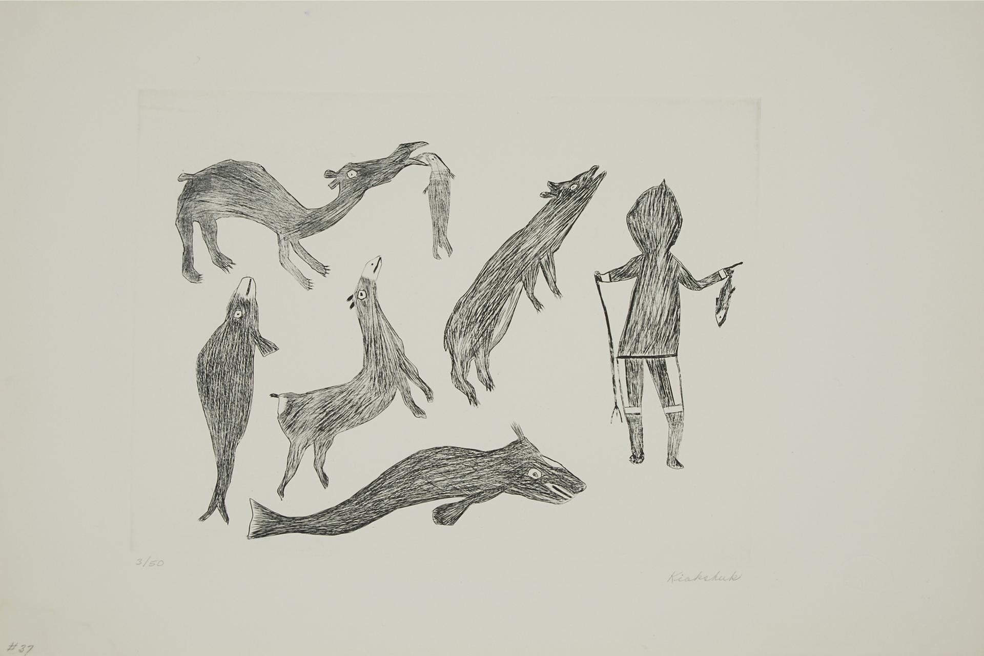 Kiakshuk (1886-1966) - Untitled