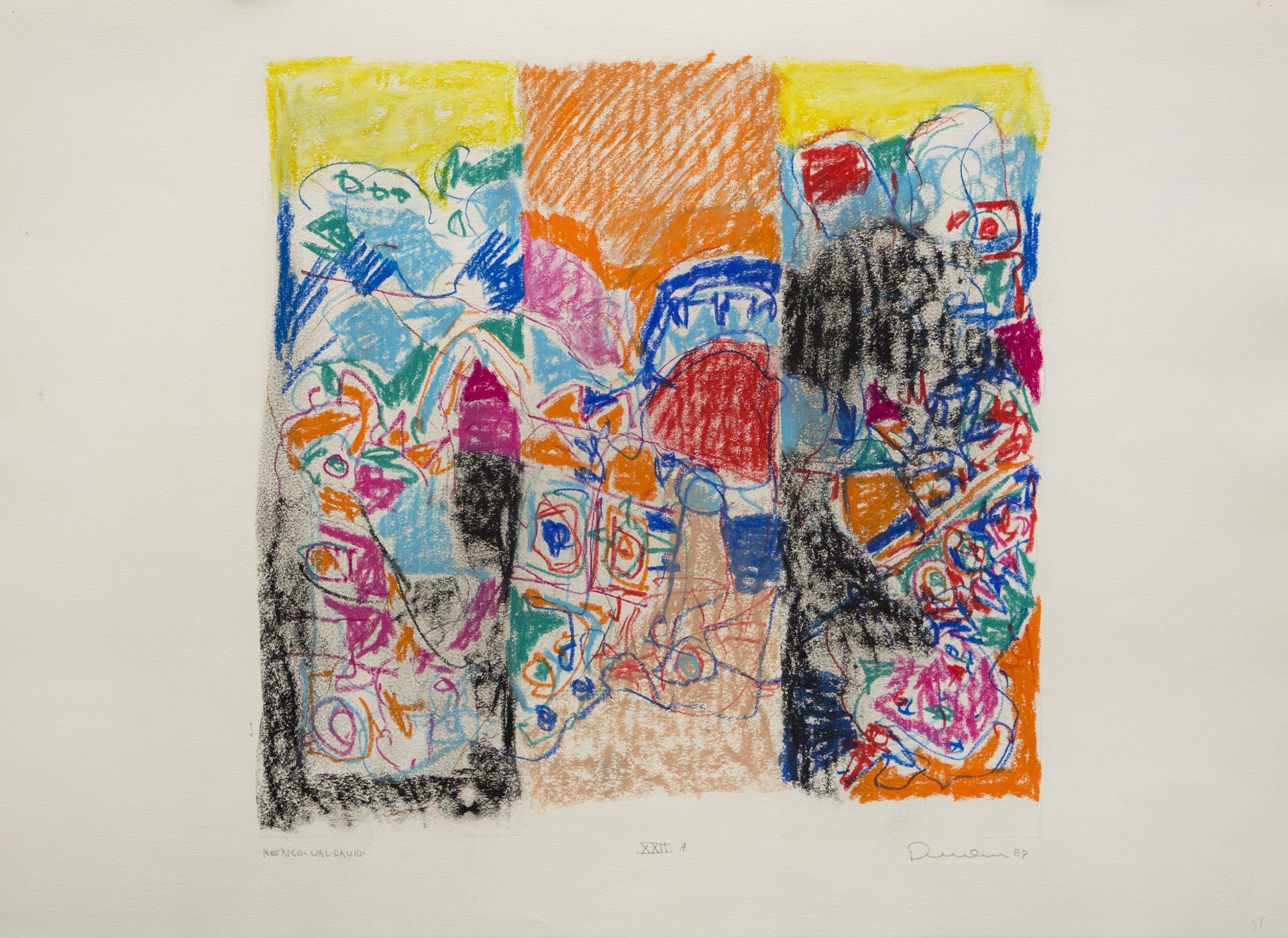 René Derouin (1936) - Mexico-Val-David XXII A, 1989