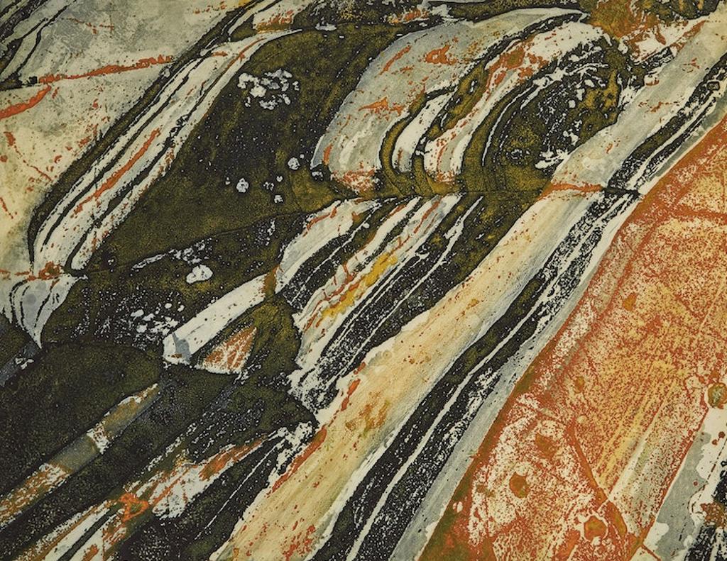 Edward John (Ted) Bartram (1938-2019) - Folded Rock (Precambrian Shield Series)