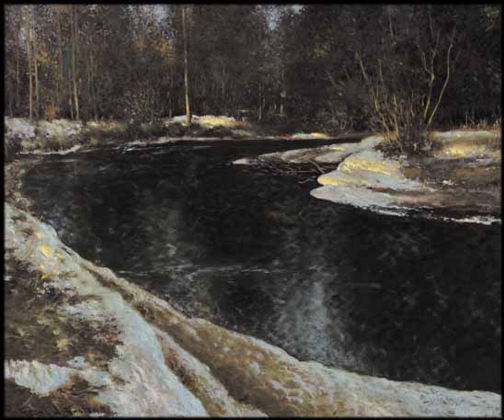 Frank (Franz) Hans Johnston (1888-1949) - Woodland Stream - March