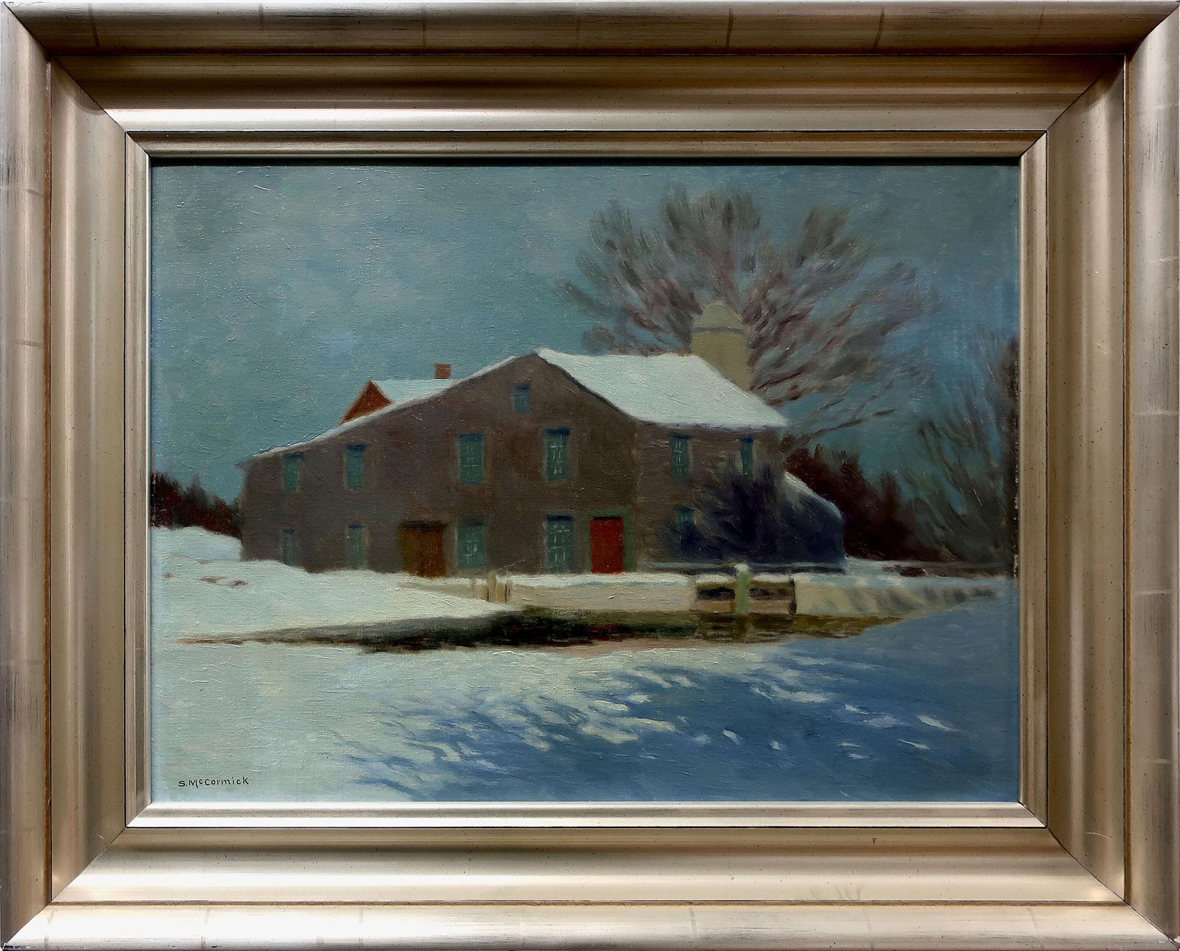 Stuart McCormick - Old Mill By Moonlight - Lochiel, Glengarry