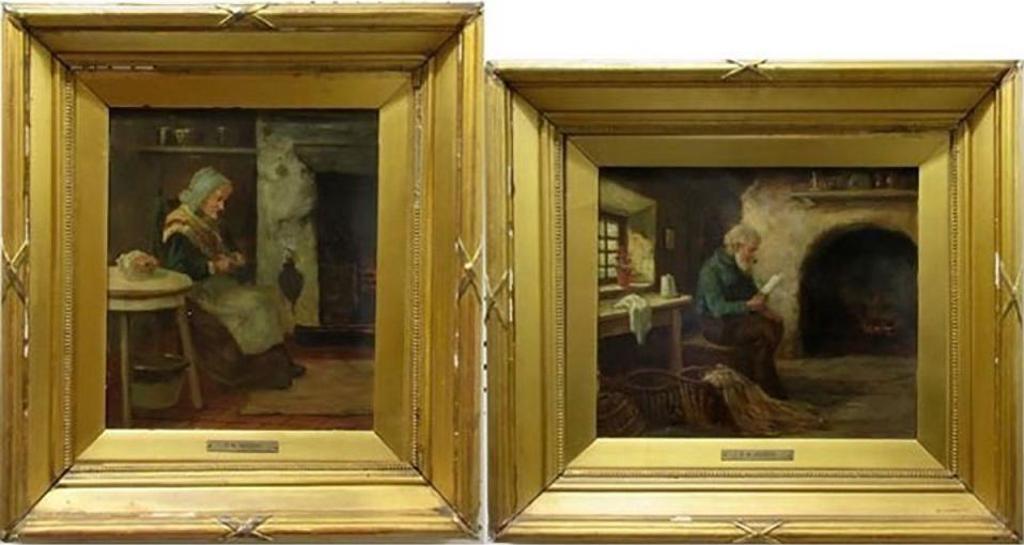 David W. Haddon - Interior Studies (By The Fireplace)