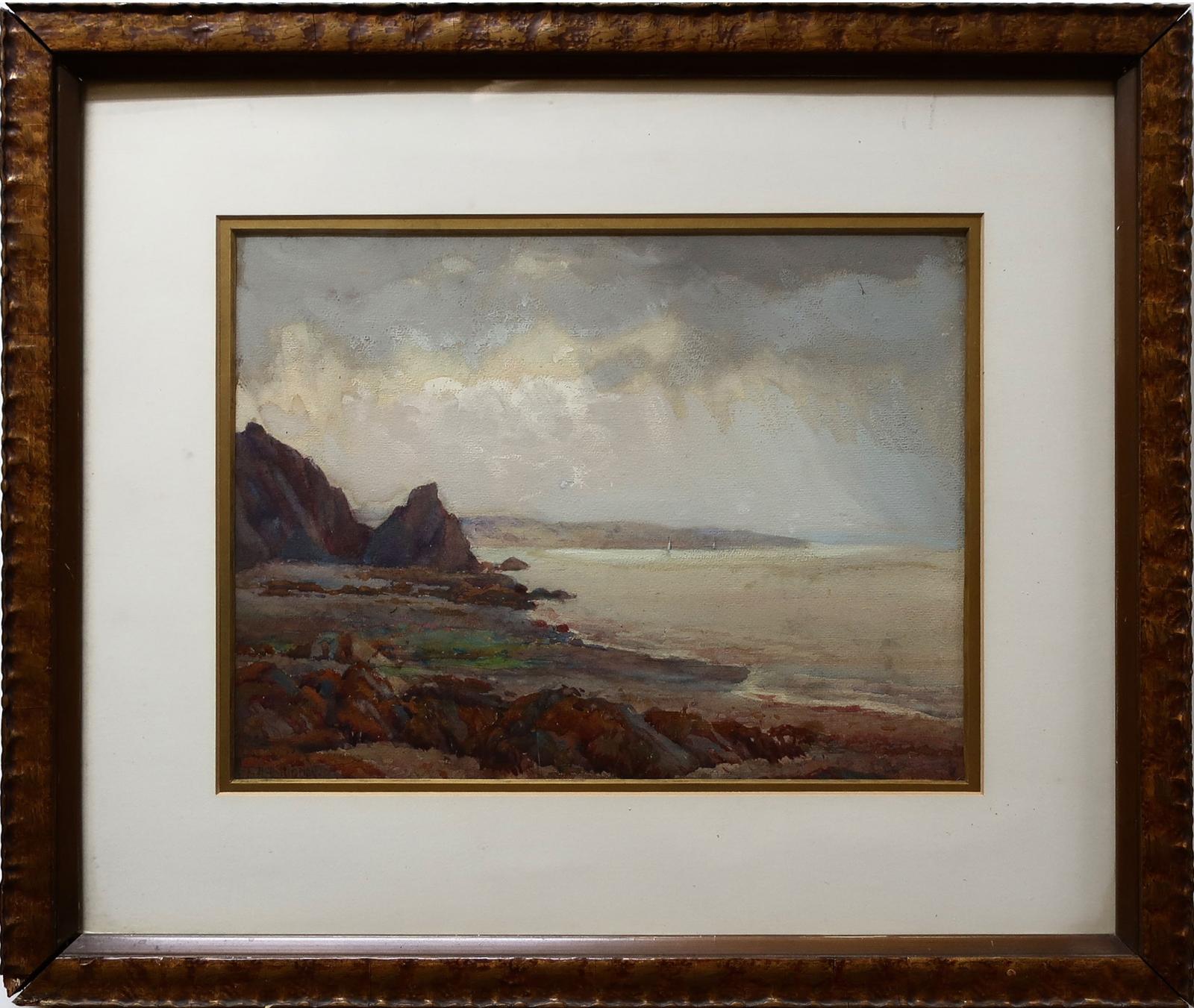 Frederick Henry Brigden (1871-1956) - Breaking Light Over Coast