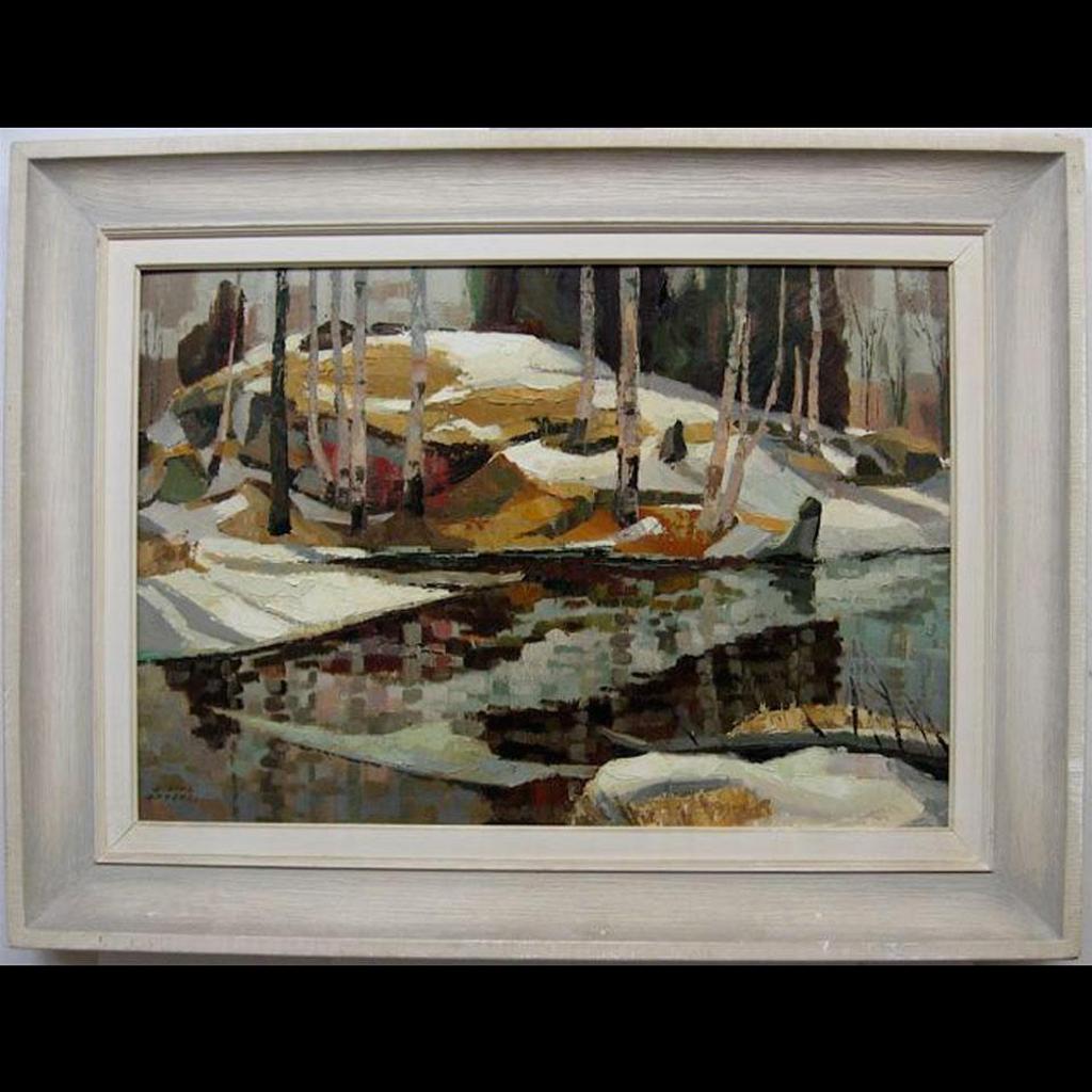 Hilton MacDonald Hassell (1910-1980) - March Trout Stream, Speyside