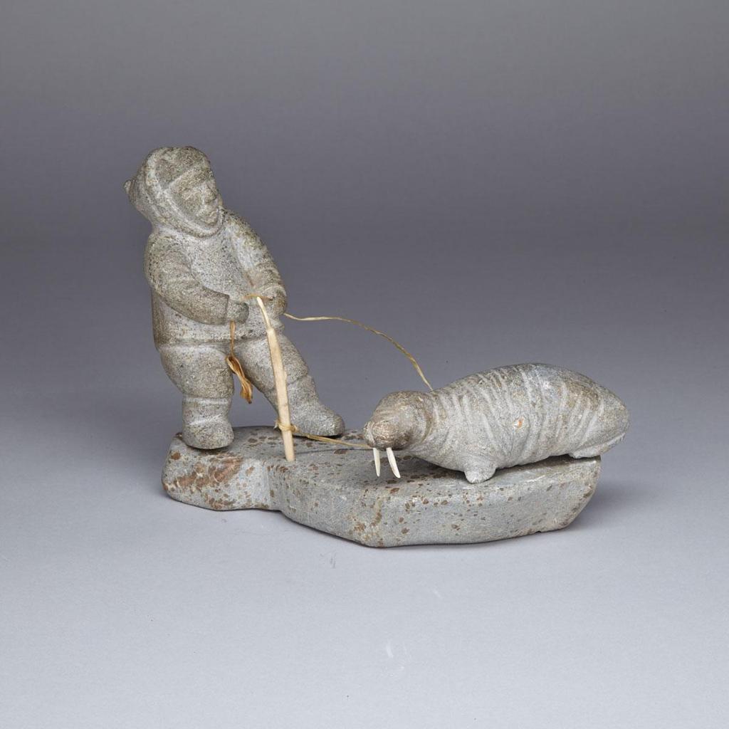 Noah Tatirillak Kumak (1932) - Hunter Approaching Walrus