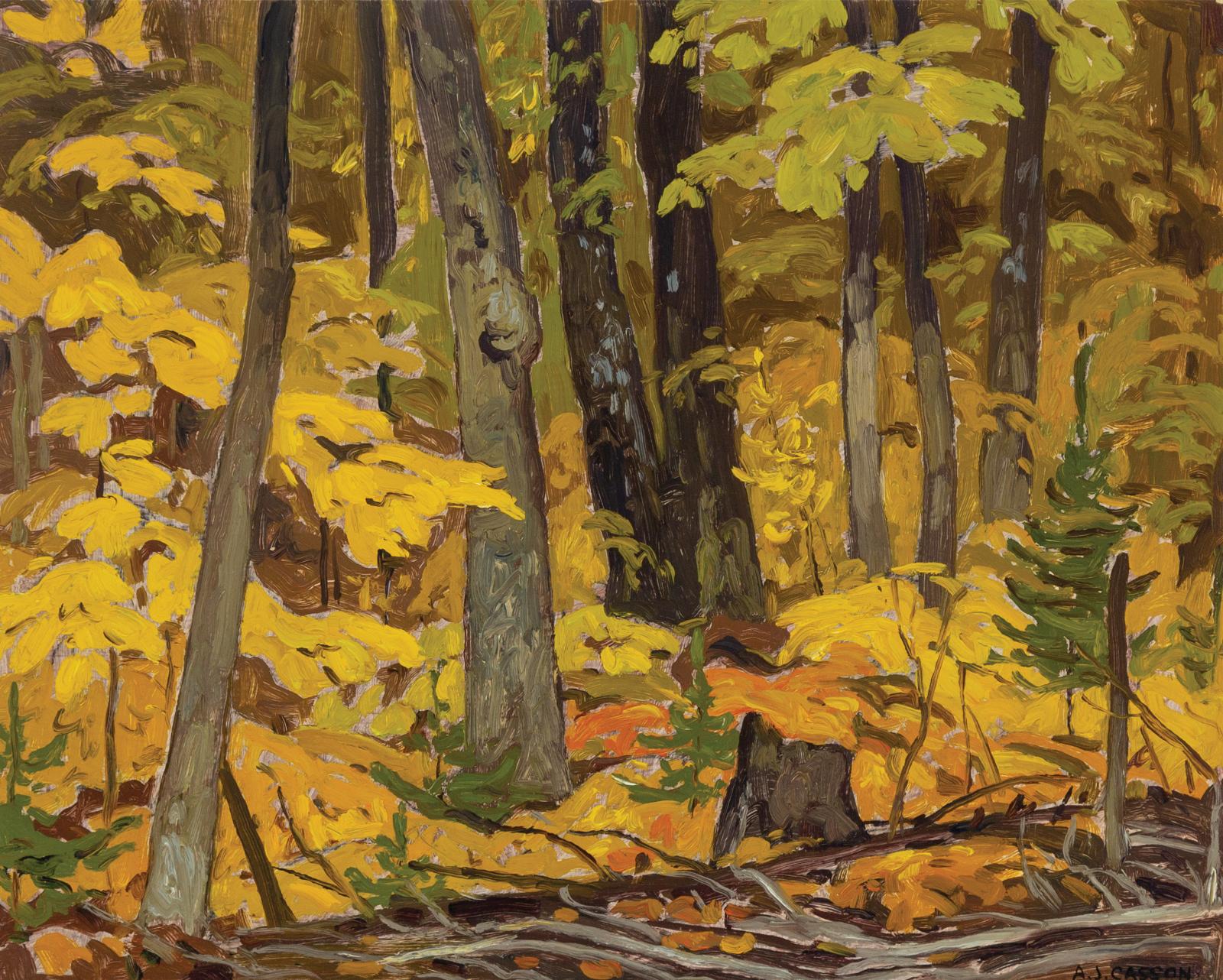 Alfred Joseph (A.J.) Casson (1898-1992) - Poplar Wood
