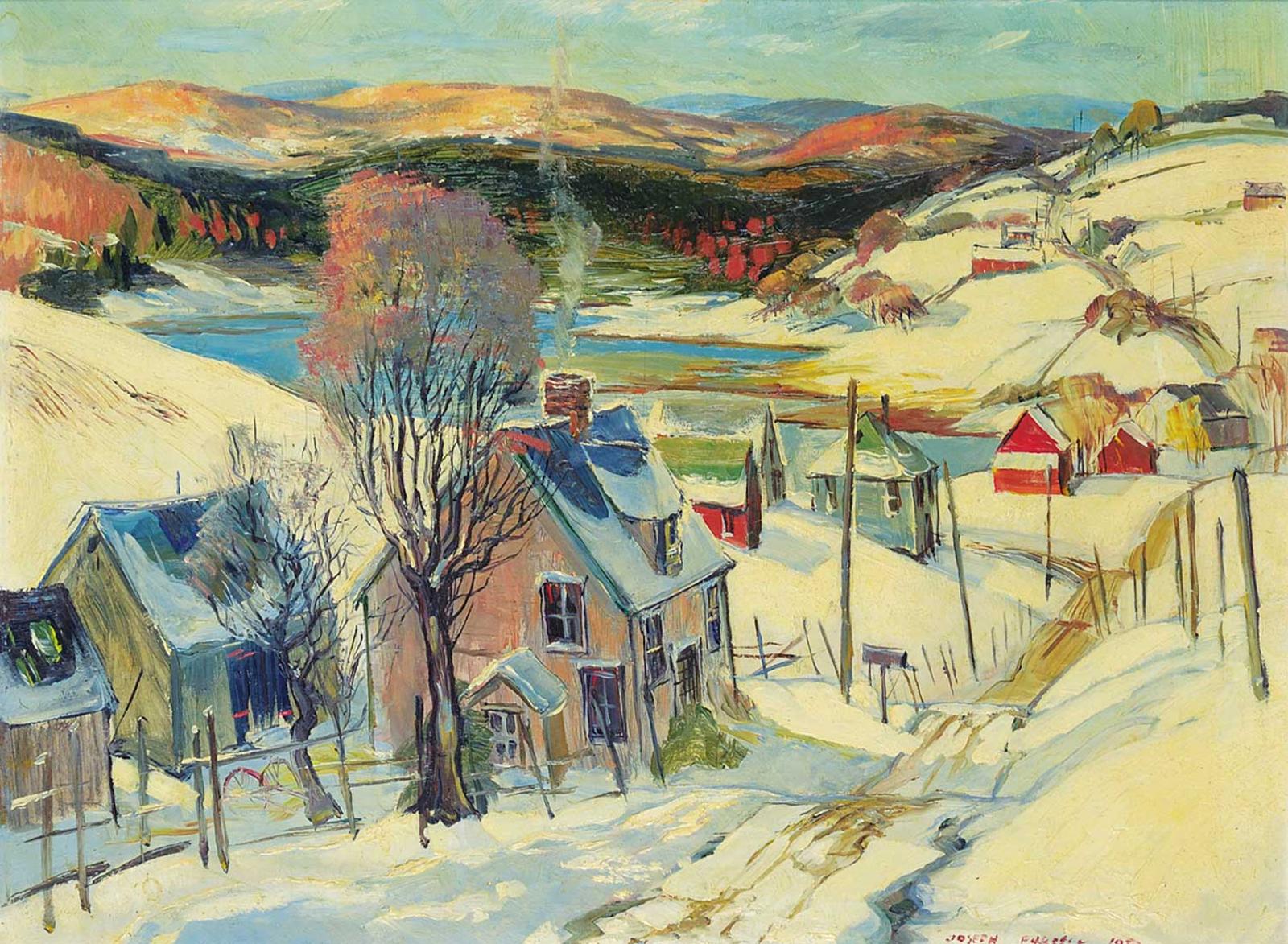 Joseph Douglas Purcell (1927-2015) - Back of Lunenburg, N. Scotia