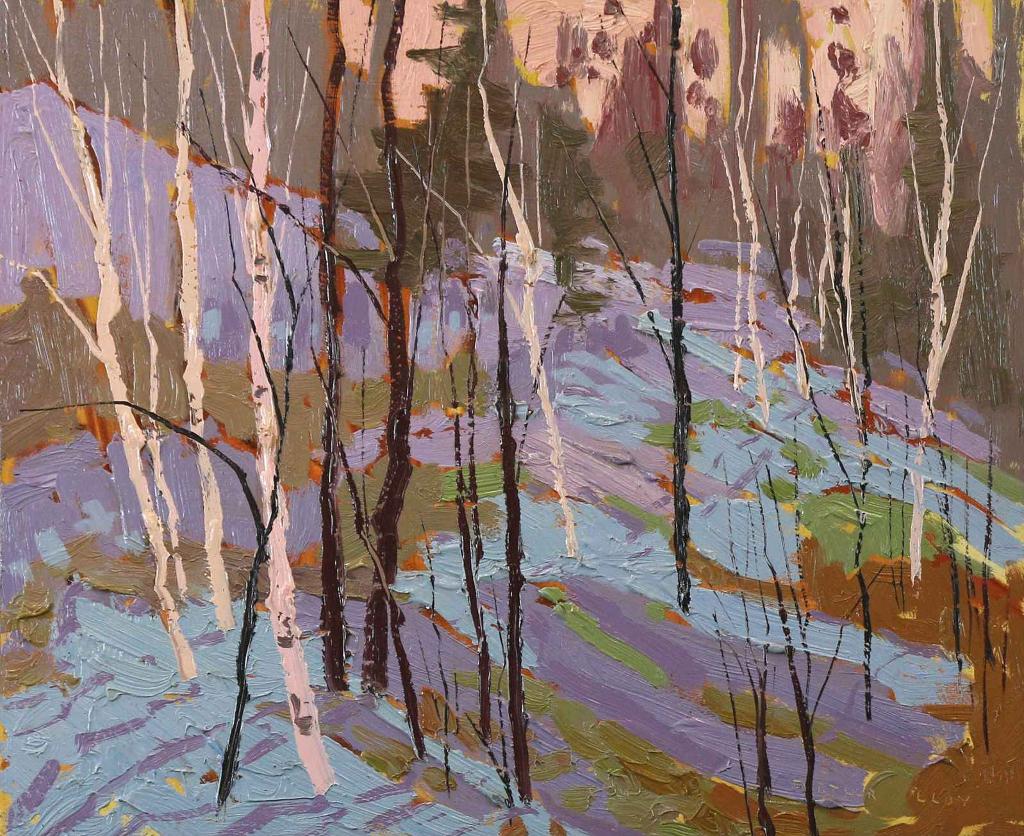 Arthur George Lloy (1929-1986) - April Hillside; 1986