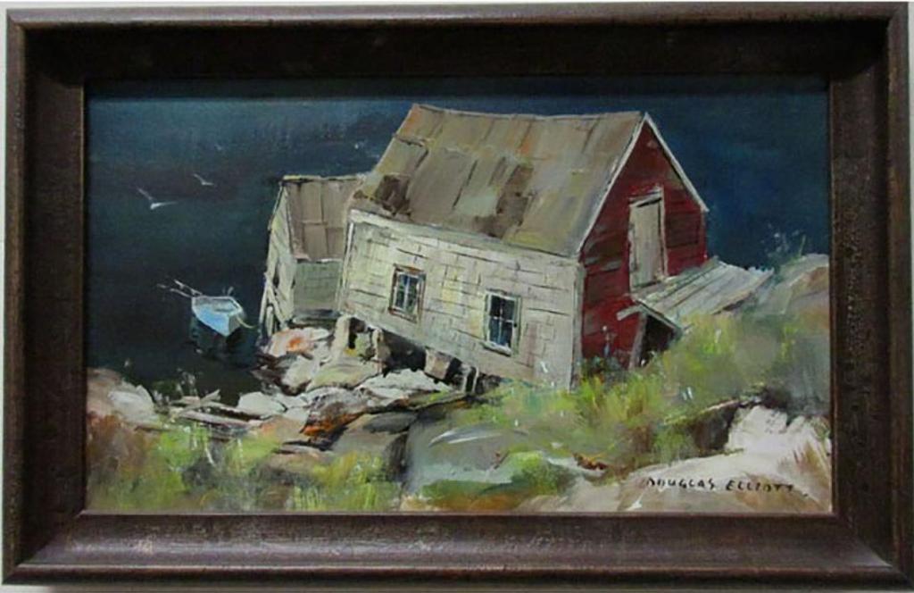Douglas Ferfguson Elliott (1916-2012) - Motif At Prospect - Nova Scotia