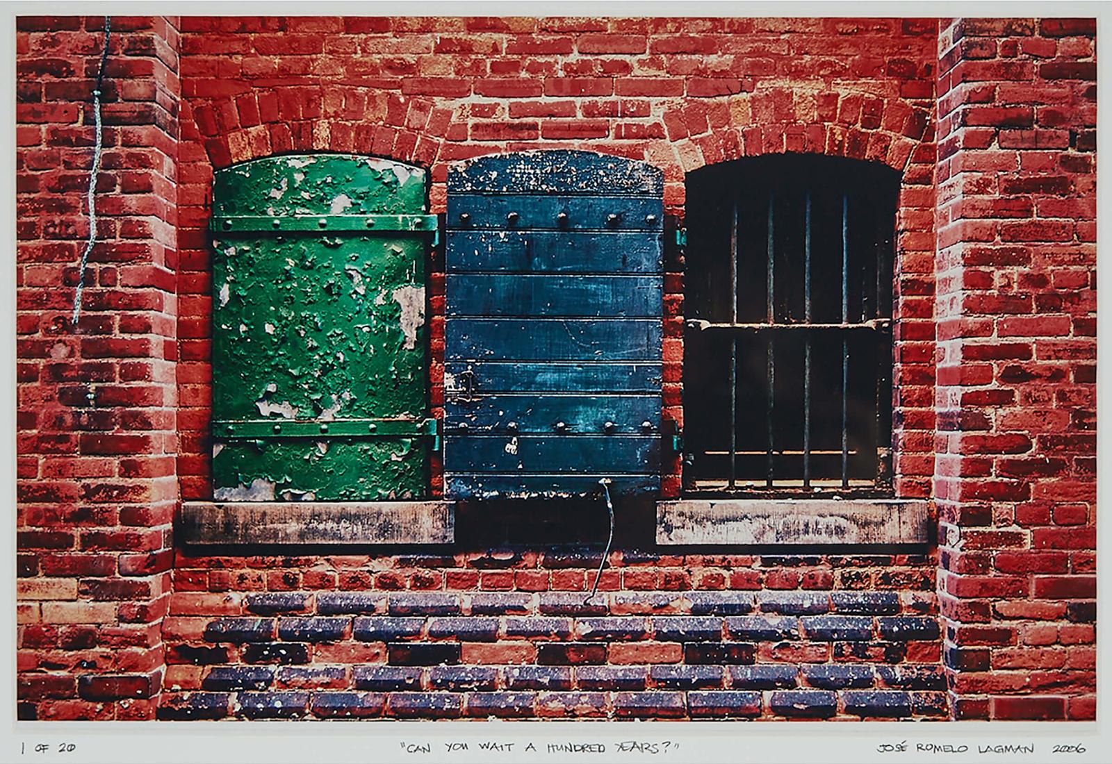 José Romelo Lagman - Can You Wait A Hundred Years?, 2006