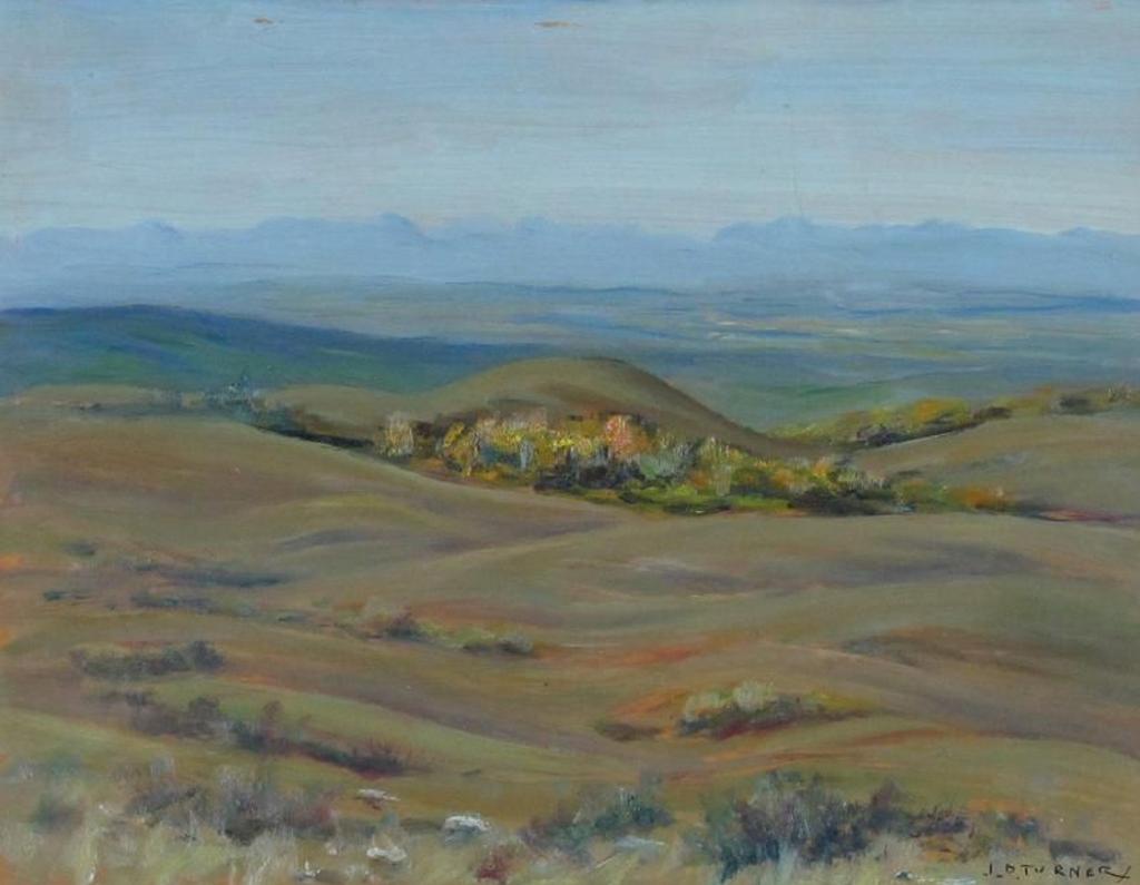 John Davenall Turner (1900-1980) - Hazy Day, North Of Calgary