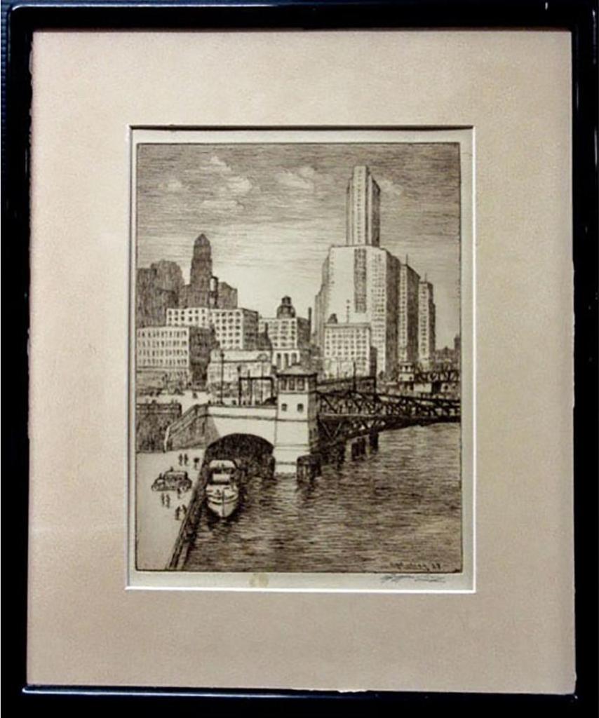 Edward Timothy Hurley (1869-1950) - Untitled (Chicago View)