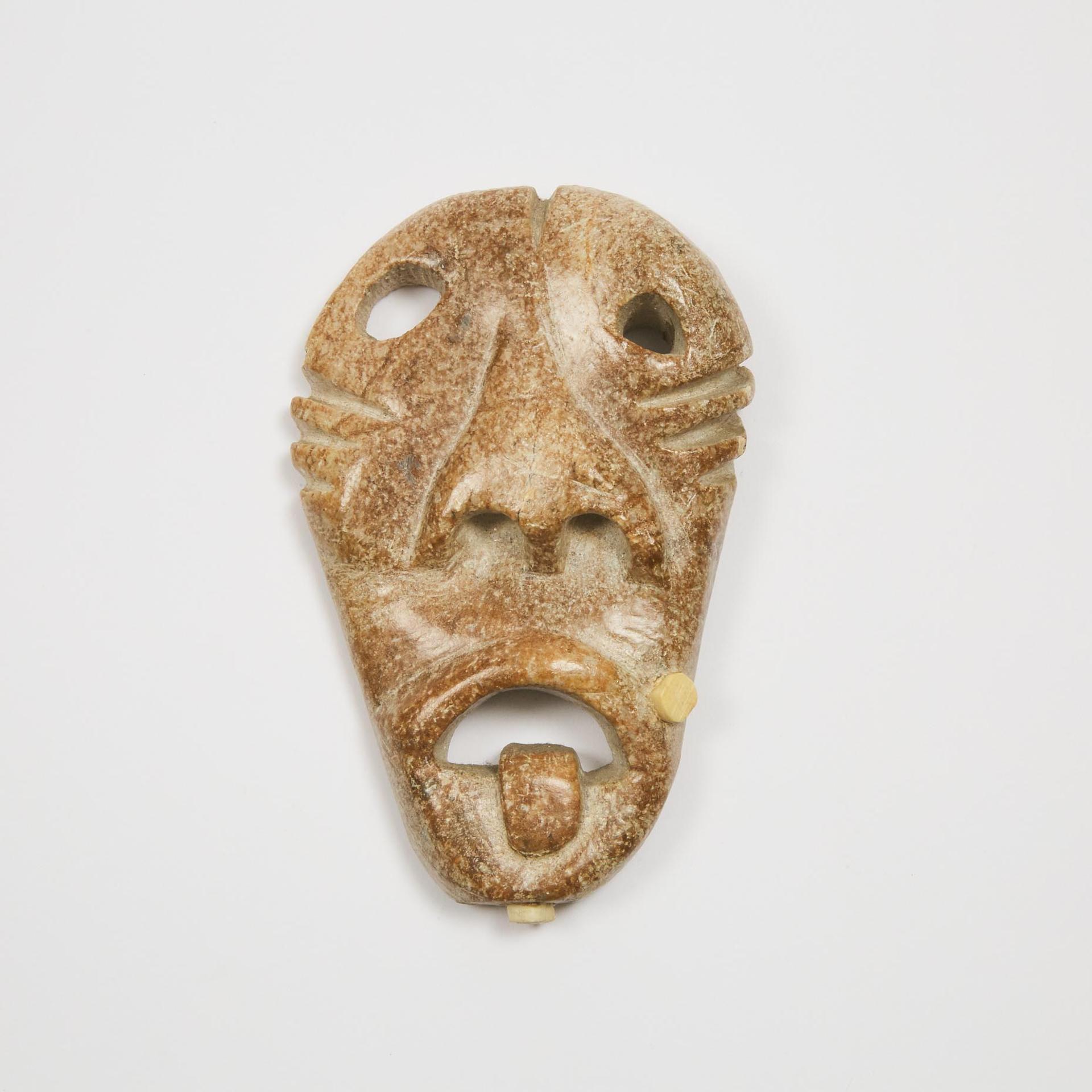 Floyd Kuptana (1964-2021) - Grimacing Face Shaman's Mask