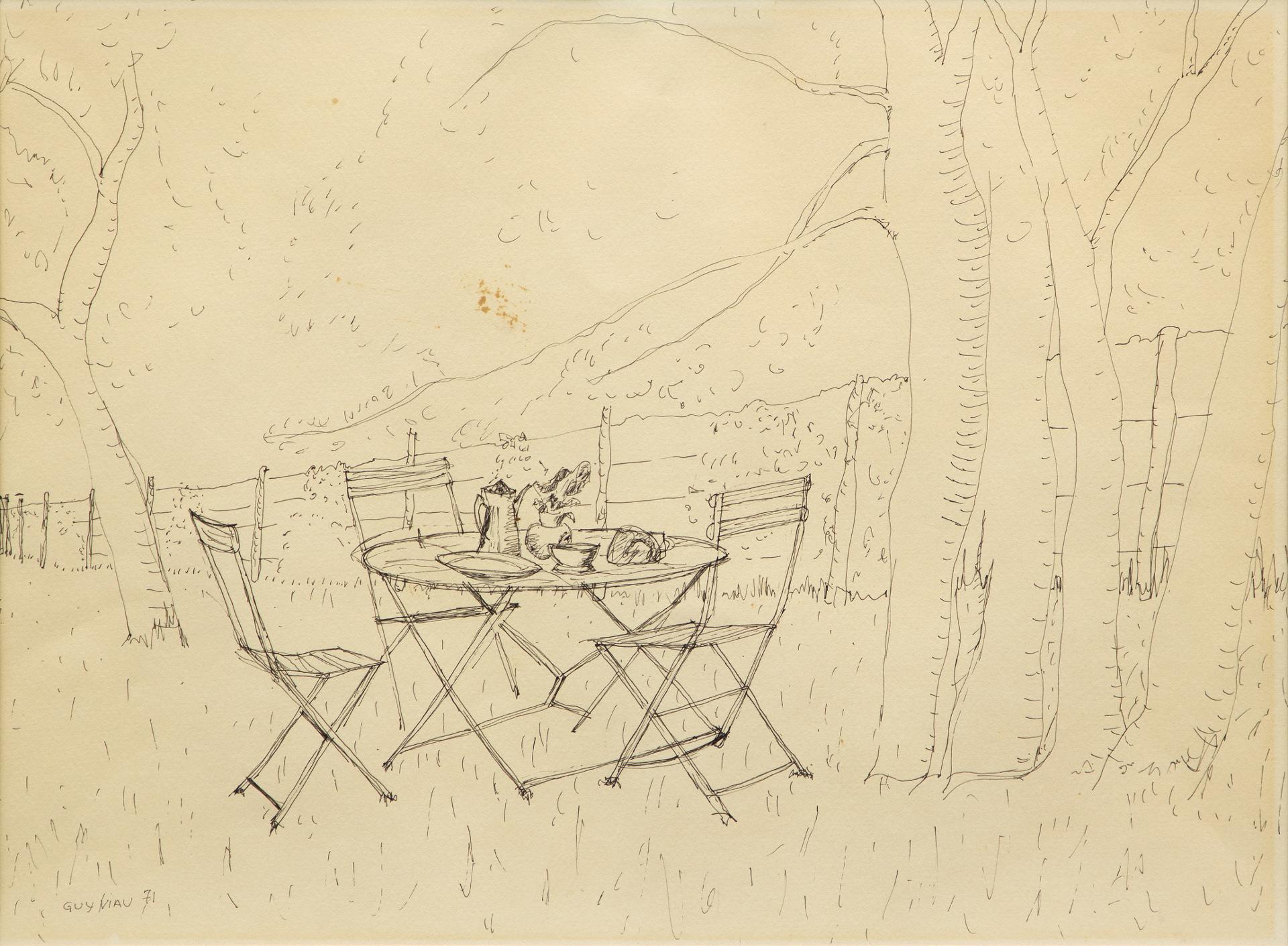 Guy Viau - Sans titre / Untitled, 1971