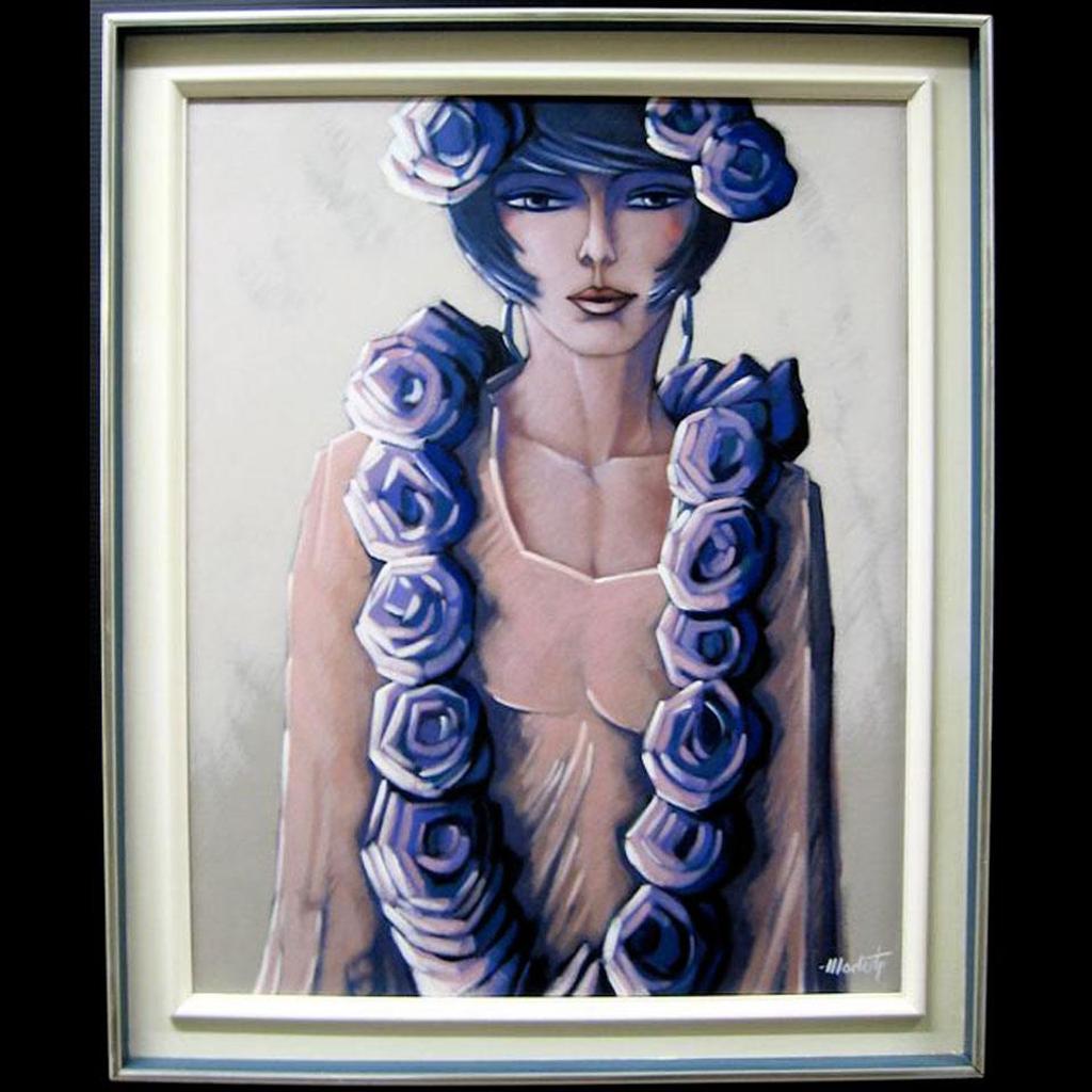 Bernard Modeste (1938-2010) - Femme Aux Iles