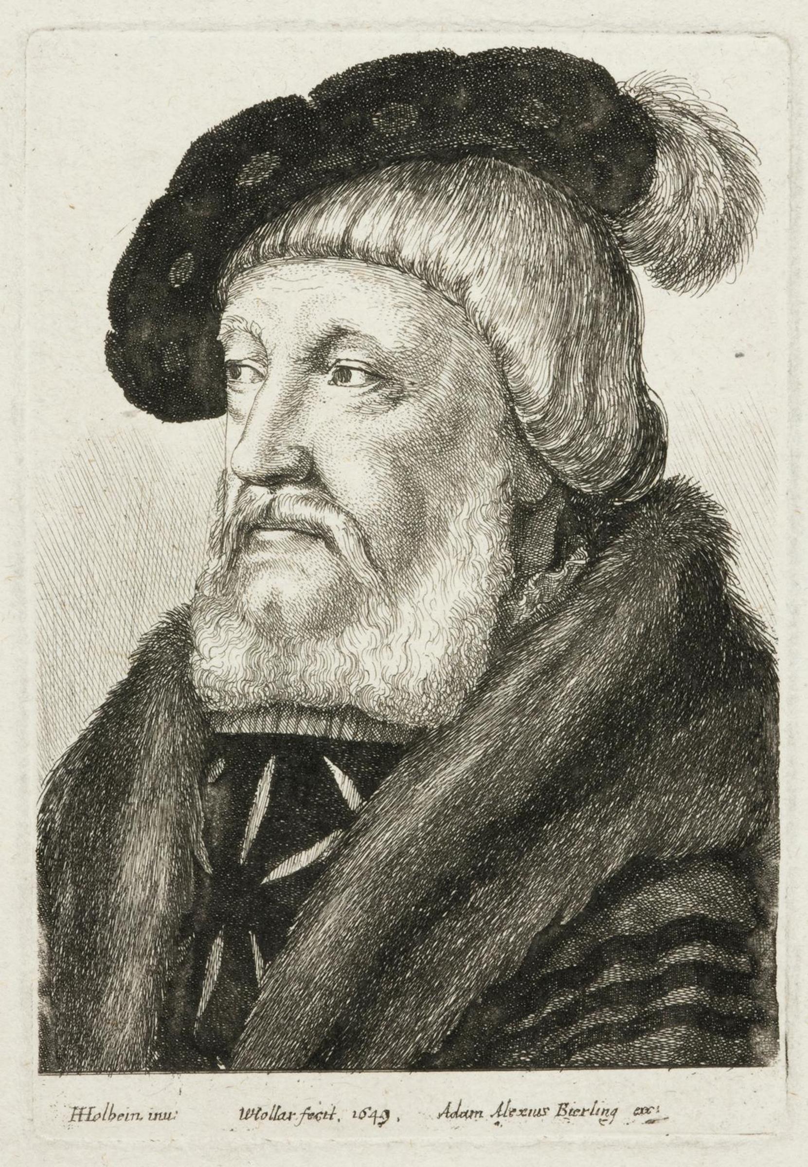 Wenceslaus von Prachna Hollar (1607-1677) - Portrait of Sir William Butts