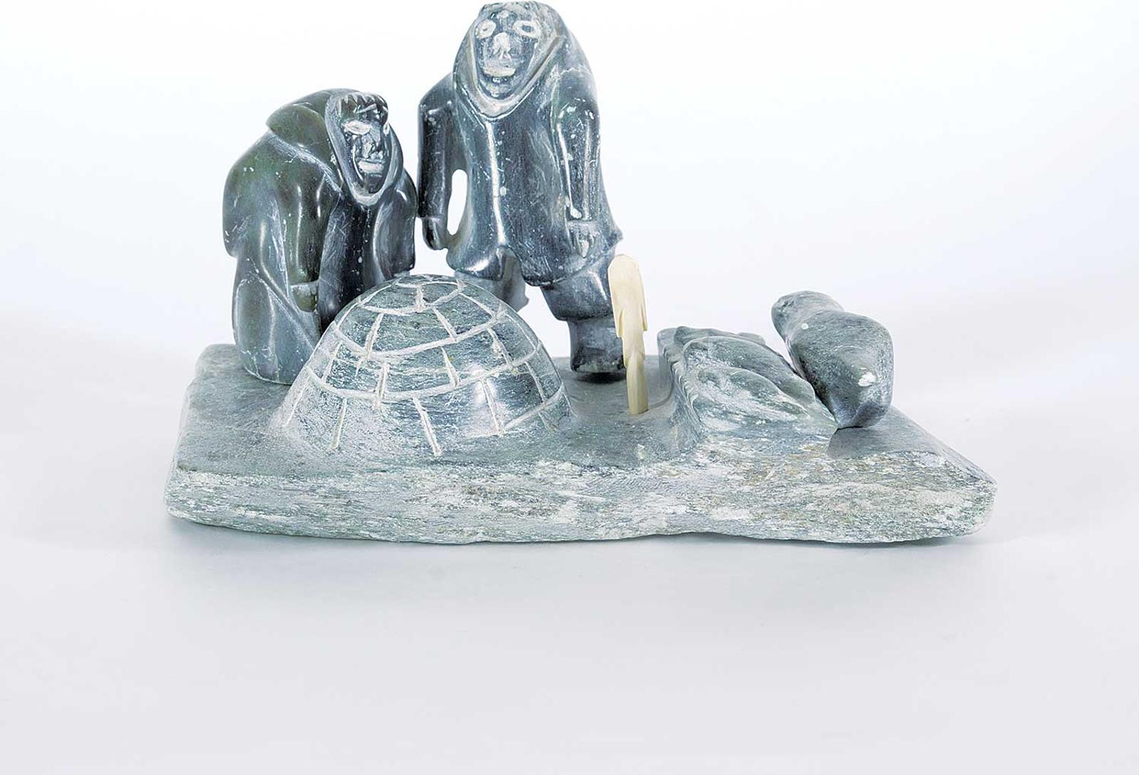 Kudluarlik - Untitled - Igloo and Family