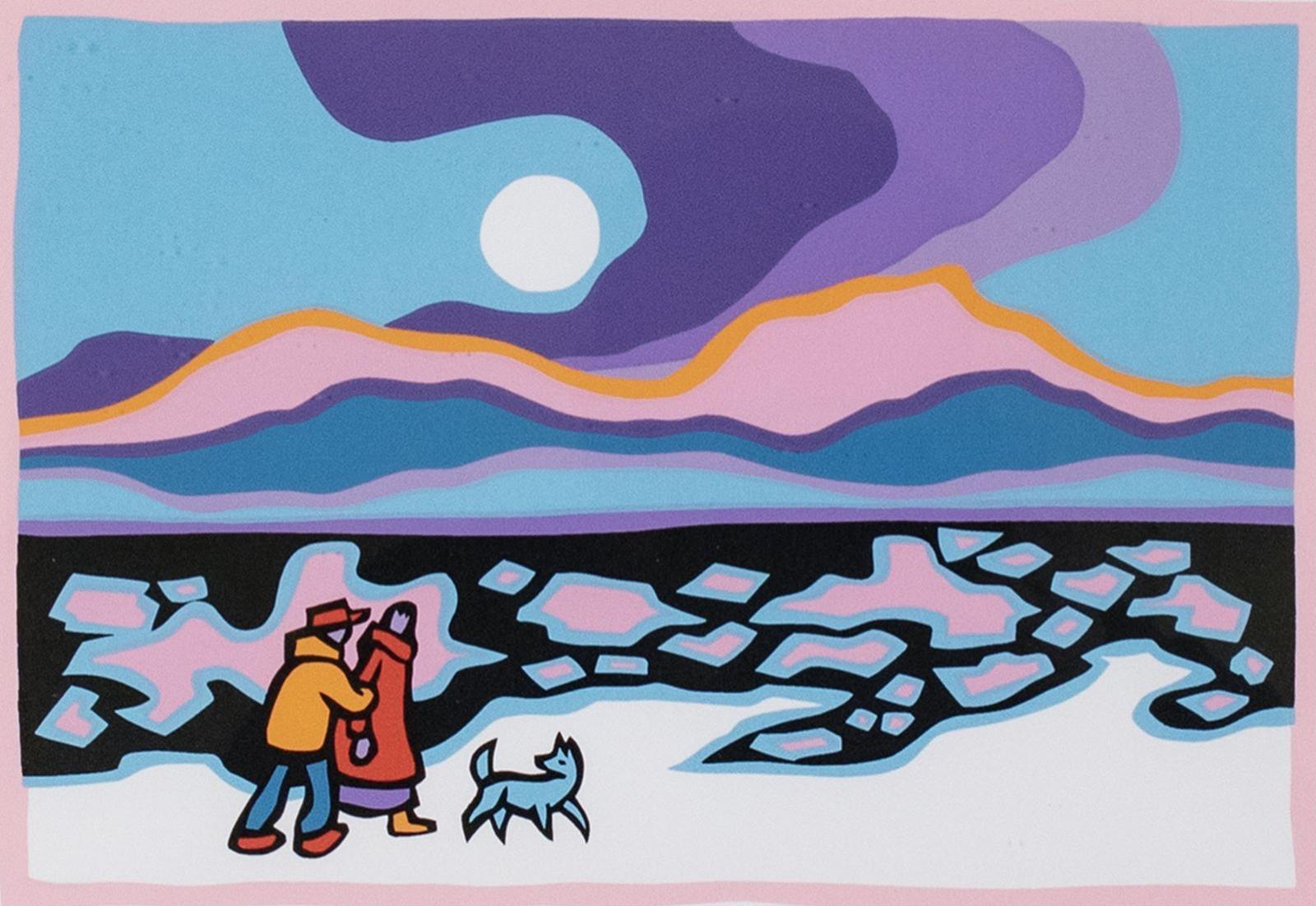Ted Harrison (1926-2015) - ICE; 1985