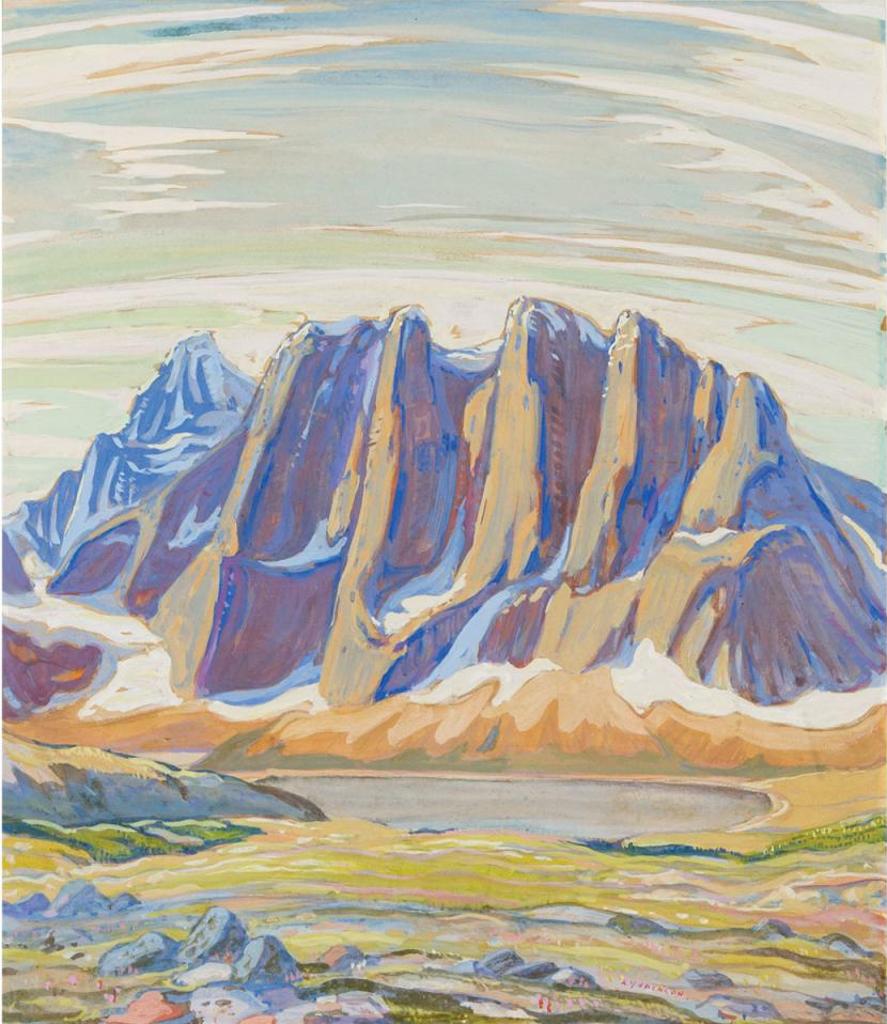 Alexander Young (A. Y.) Jackson (1882-1974) - Amethyst Lake, The Ramparts