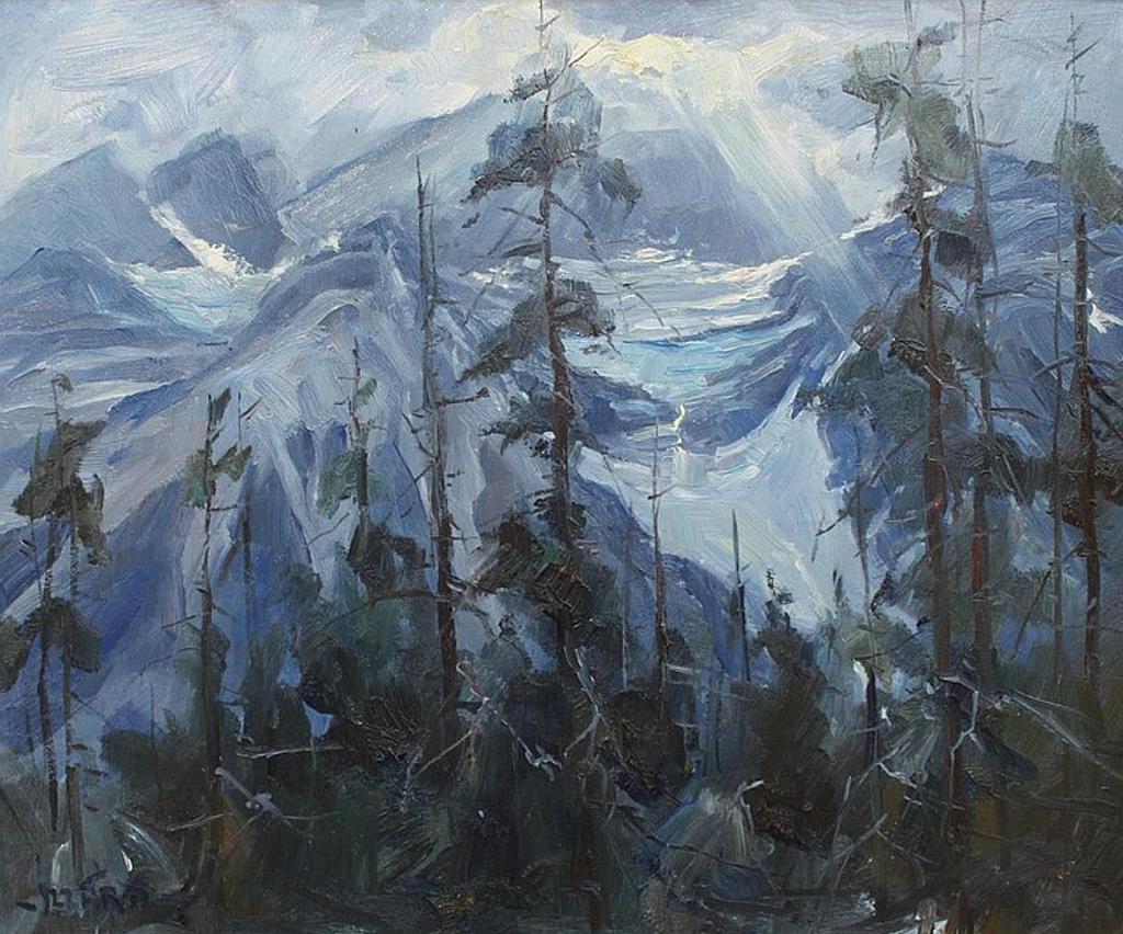 Daniel J. Izzard (1923-2007) - SUNLIT GLACIER