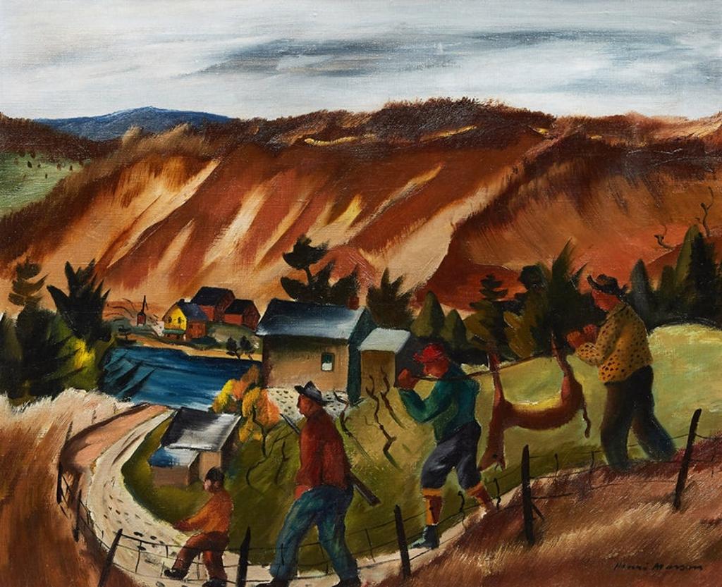 Henri Leopold Masson (1907-1996) - Returning from the Hunt
