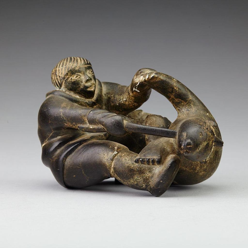 Makusikalla Aliqu Qullialu (1930-1989) - Hunter Spearing Polar Bear