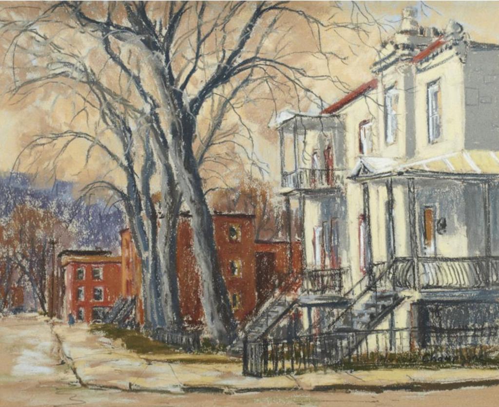 Horace Champagne (1937) - Rue Marie Anne Est Avec La Montagne, 16 Mars 1983