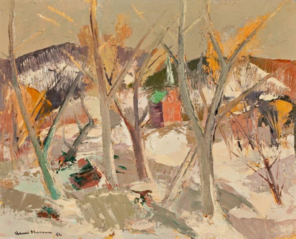 Henri Leopold Masson (1907-1996) - Church in Winter, Quebec