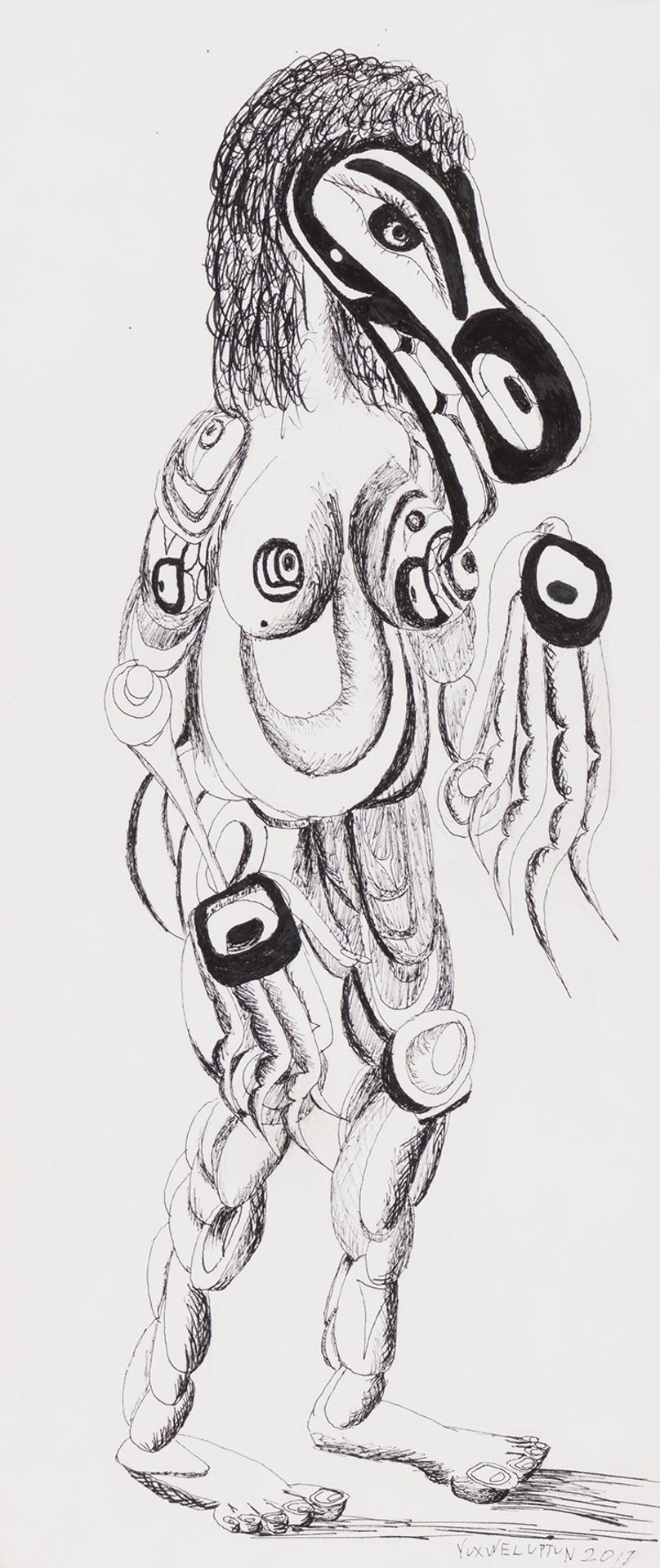 Lawrence Paul Yuxweluptun (1957) - Untitled