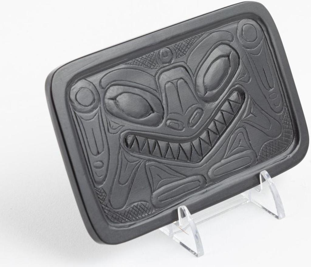 Tom Hans (1925) - a carved argillite plaque