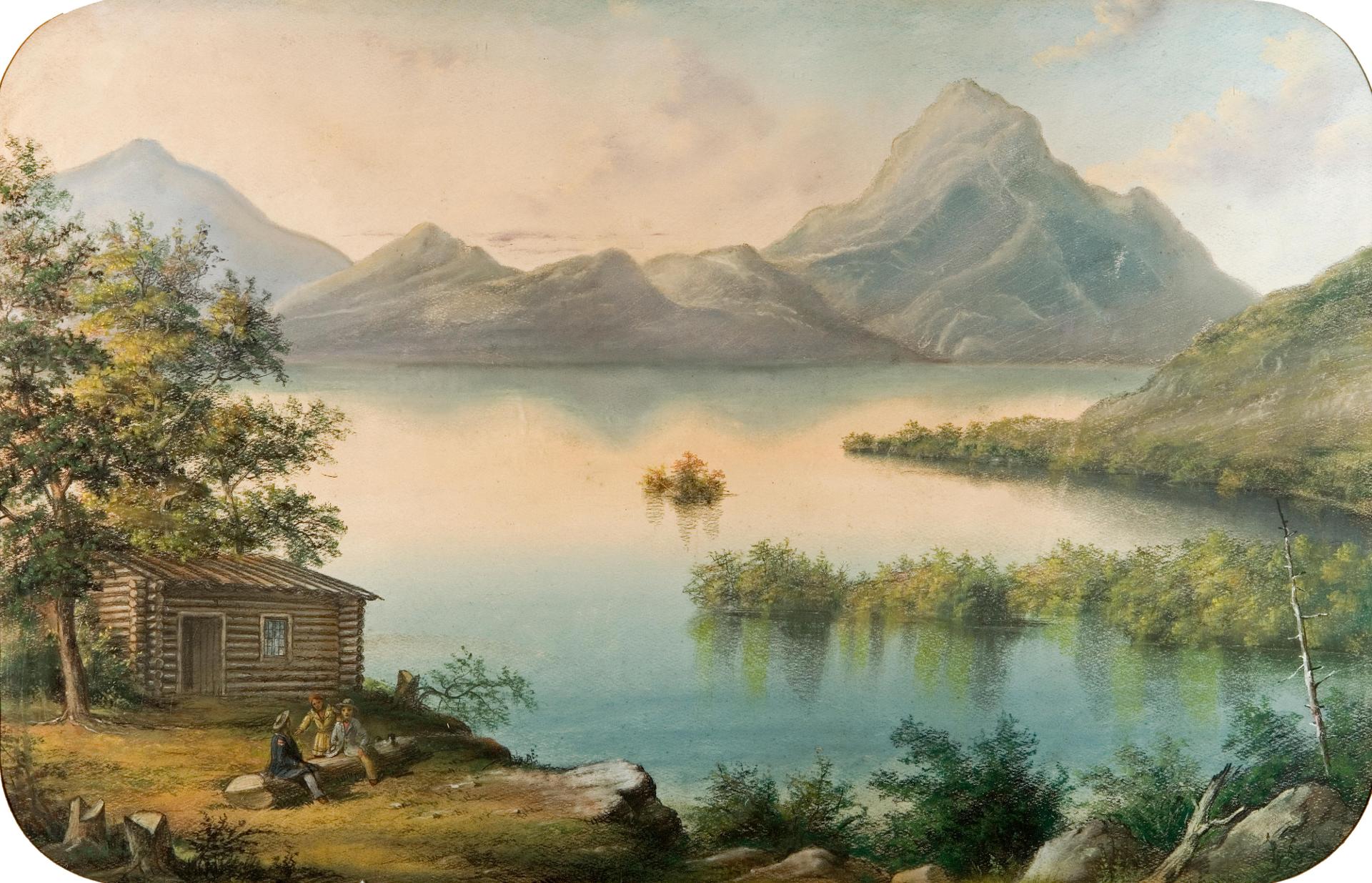 Alfred Worsley Holdstock (1820-1901) - The Owl's Head, Lake Memphramagog
