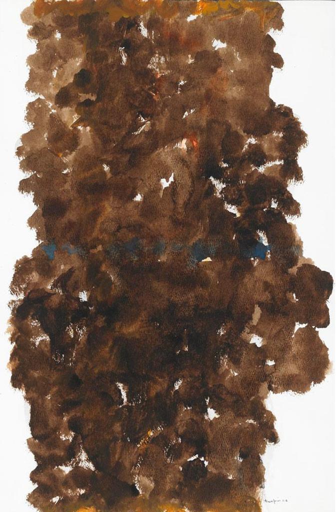 Fernand Toupin (1930-2009) - Abstraction En Brun