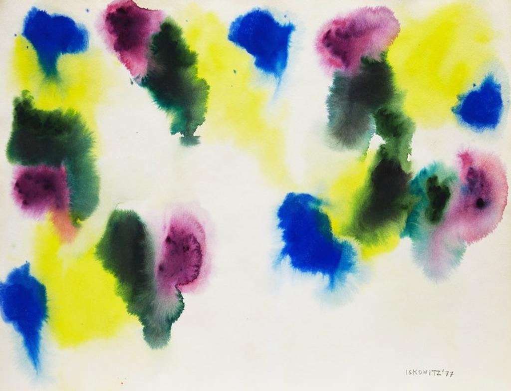 Gershon Iskowitz (1921-1988) - Untitled Abstraction
