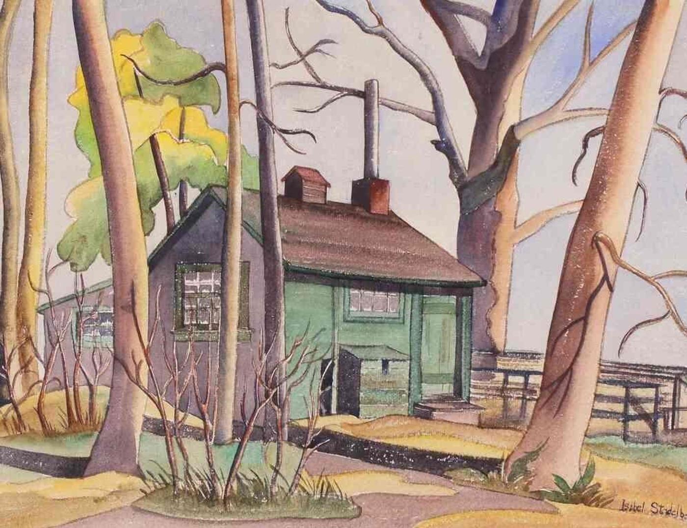 Isabel Stadelbauer (1909-2004) - Cook Shack, St. Georges Island; 1946