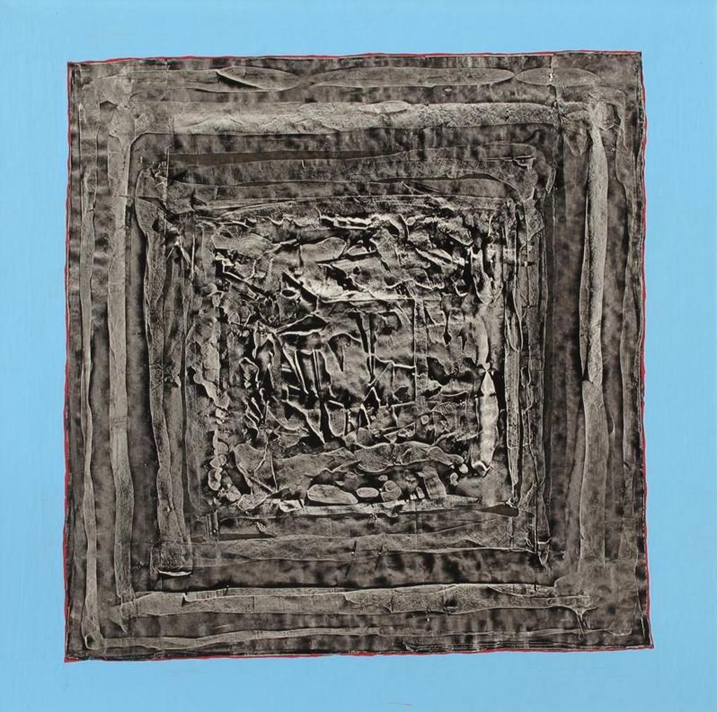 Arthur Fortescue (Art) McKay (1926-2000) - Composition, Grey On Blue; Ca 1978