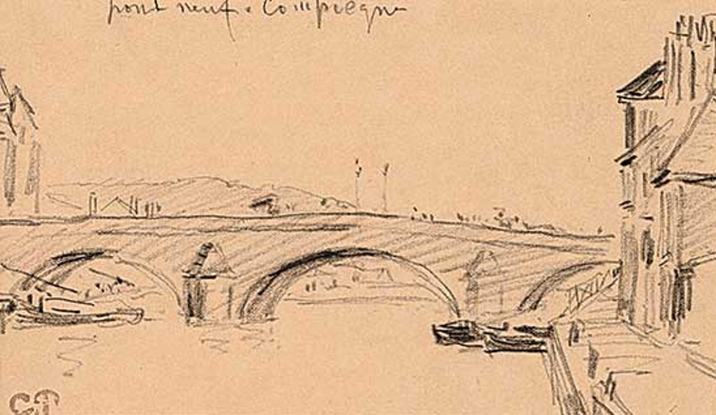 Camille Pissarro (1830-1903) - Pont Neuf, Compiegne