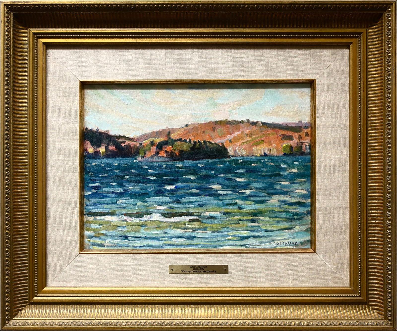 Peter Clapham (P.C.) Sheppard (1882-1965) - Whitecaps, Northern Lake, Ont.
